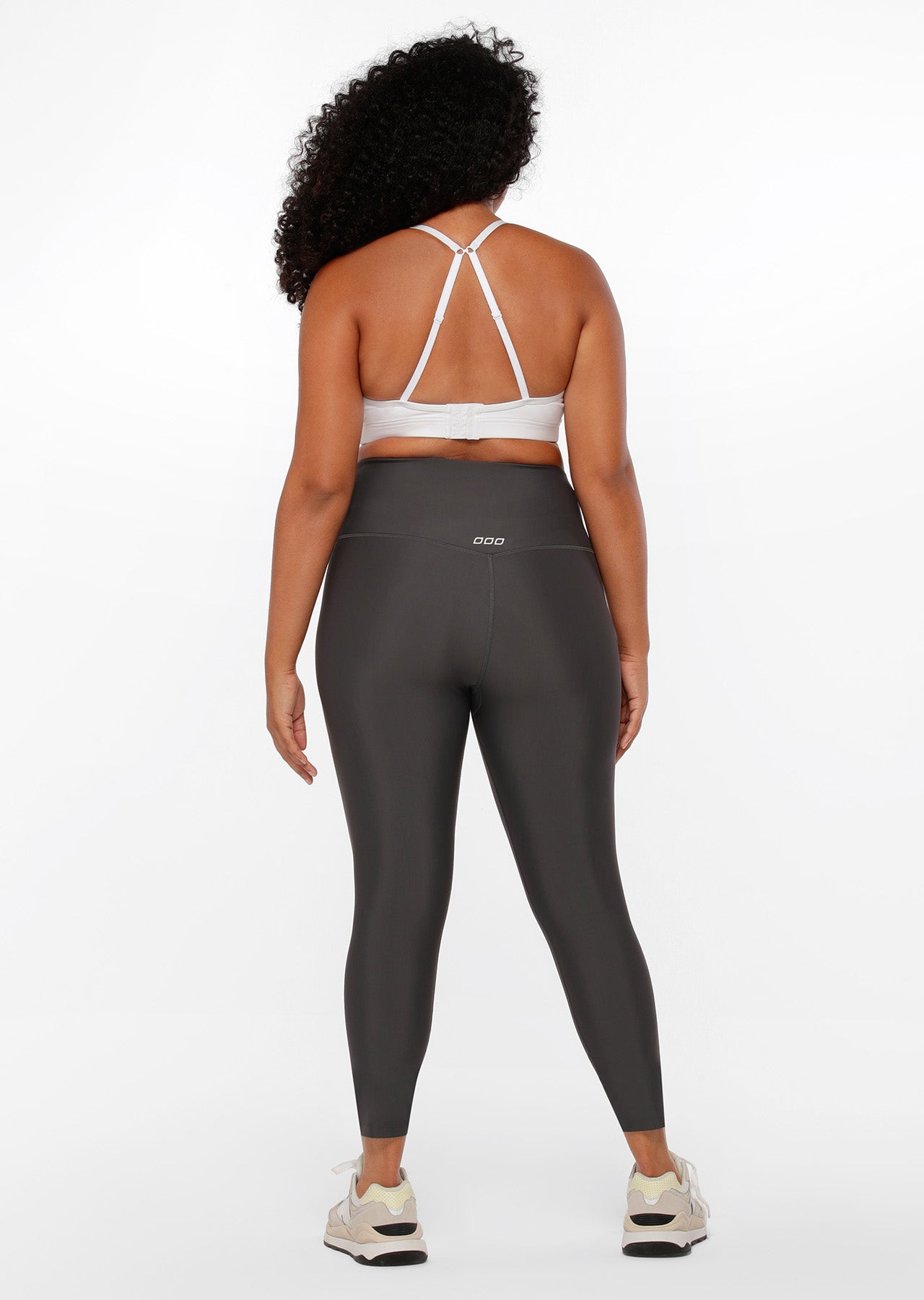 Lorna Jane Cool Touch Lotus Ankle Biter Leggings - Titanium