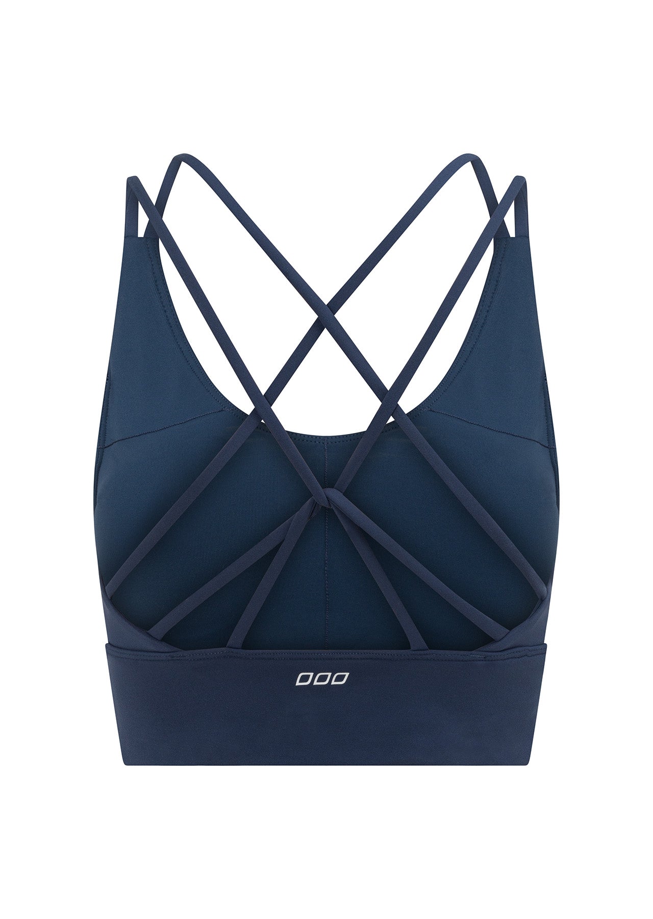 Lorna Jane Lotus Longline Sports Bra - Night Time Blue