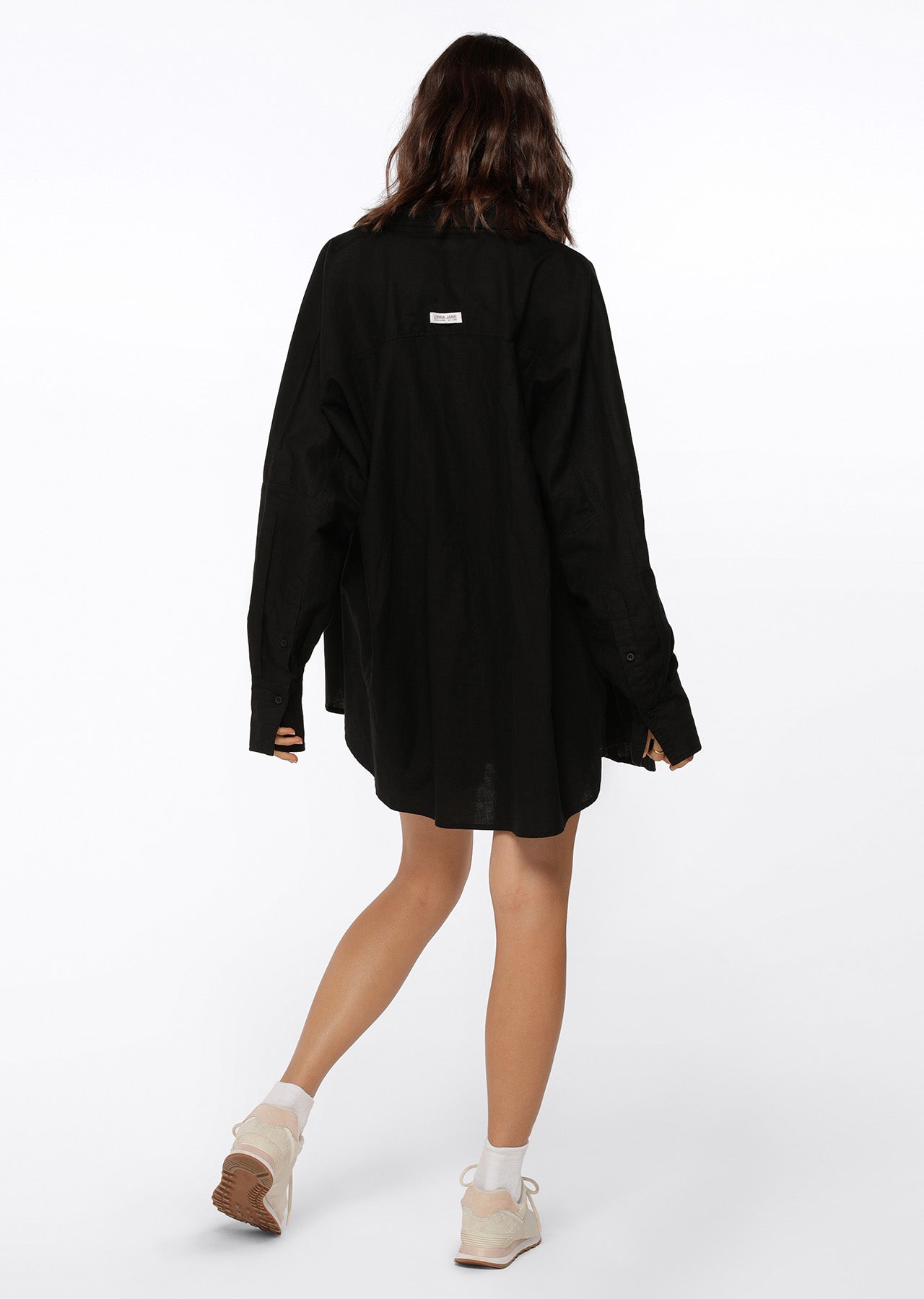 Lorna Jane Classic Oversized Shirt - Black