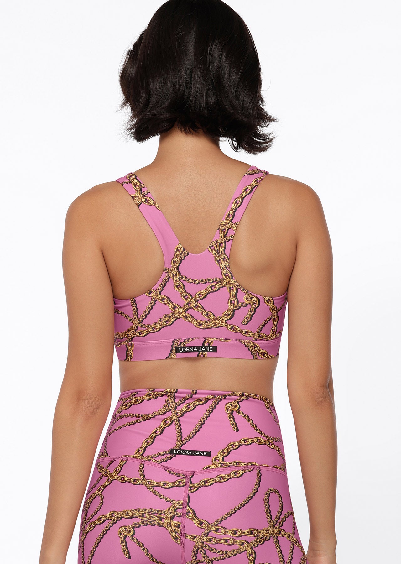 Lorna Jane Linked Up Sports Bra - Linked Up Print