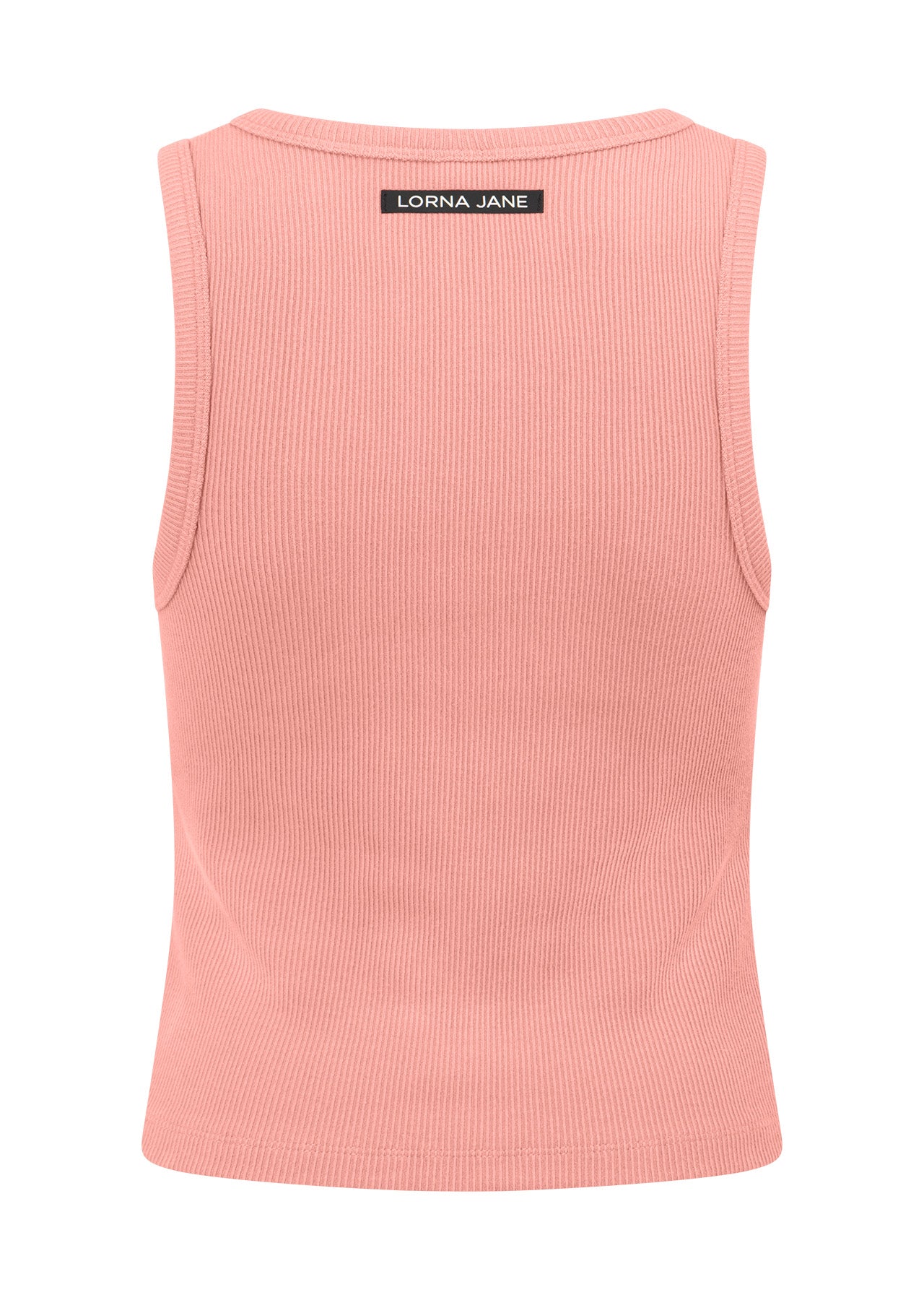 Lorna Jane Everyday Cut Out Rib Tank - Ash Rose