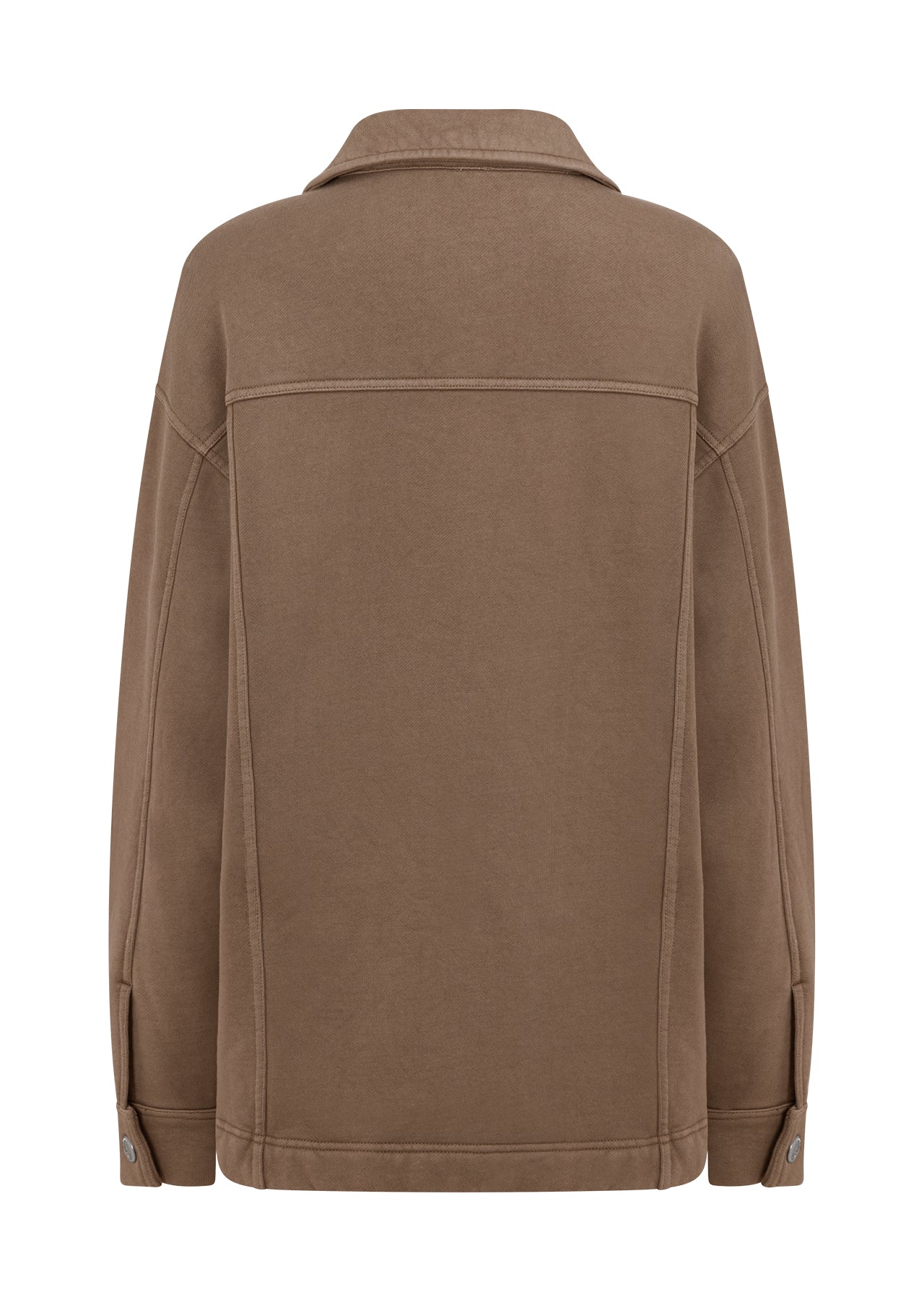 Lorna Jane Daybreak Washed Fleece Shacket - Washed Cedar