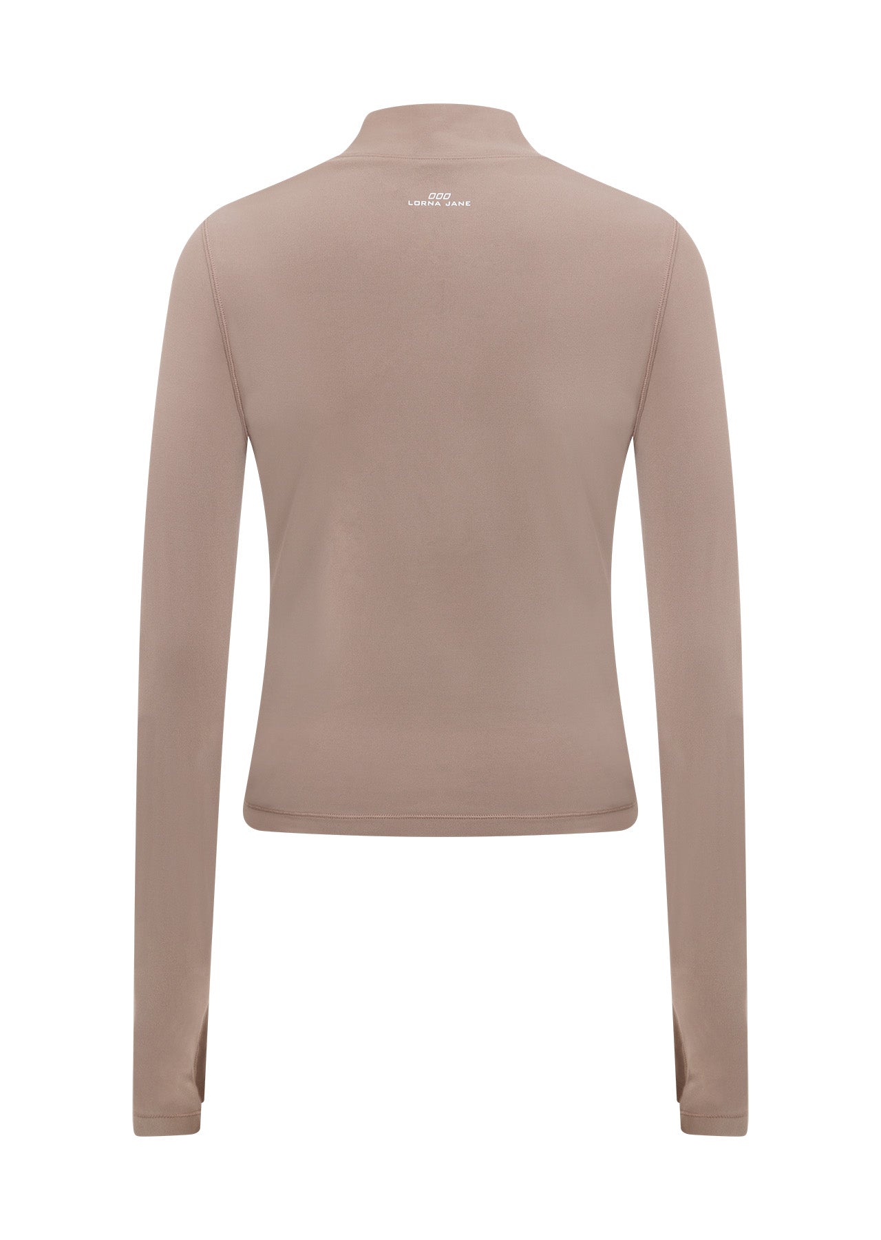 Lorna Jane Liberty Active 1/2 Zip Long Sleeve Top - Bone