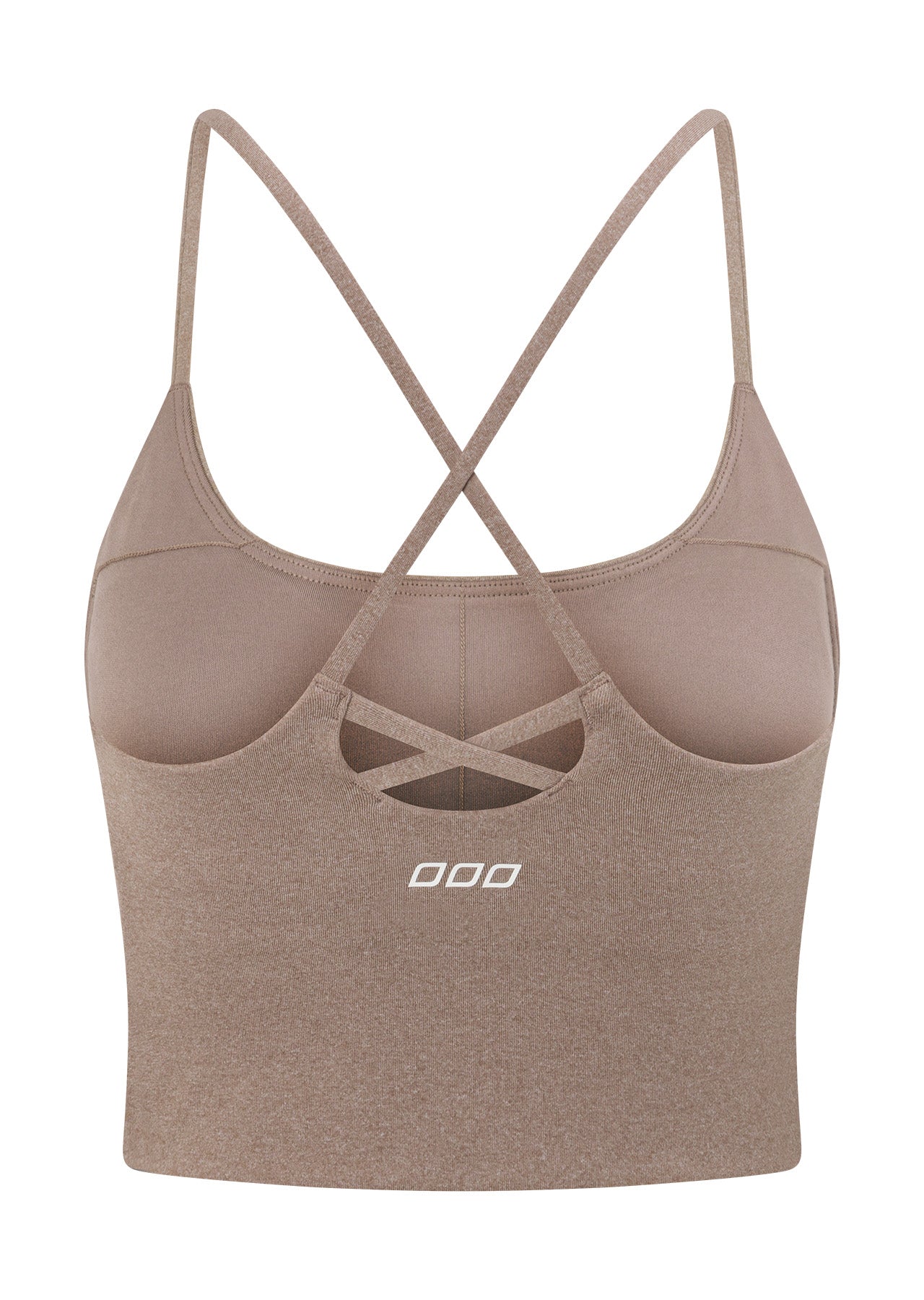 Lorna Jane Campus Classic Cropped Bra Tank Combo - Bone Marl