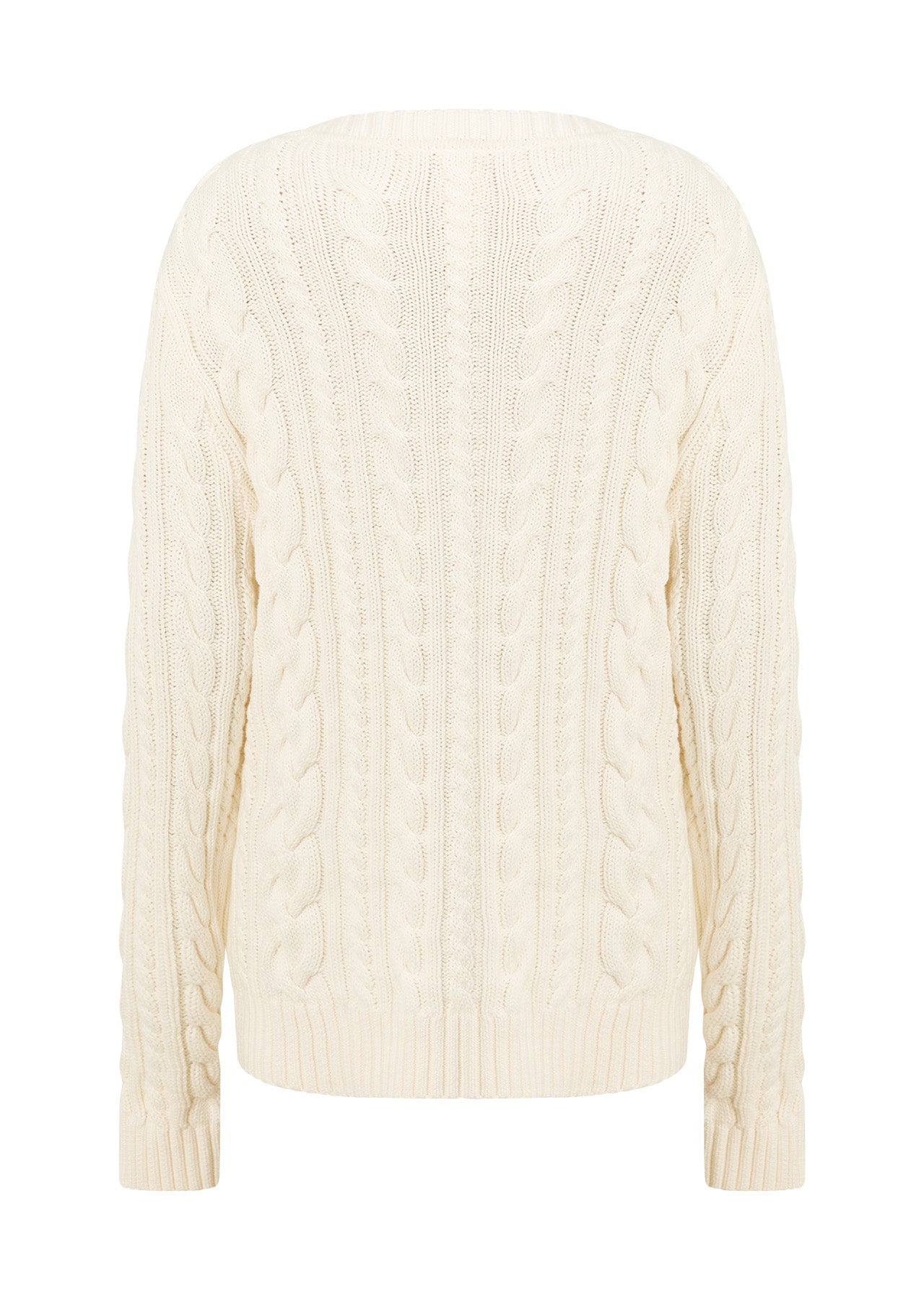 Lorna Jane Iconic Cable Knit Cardigan - Cream