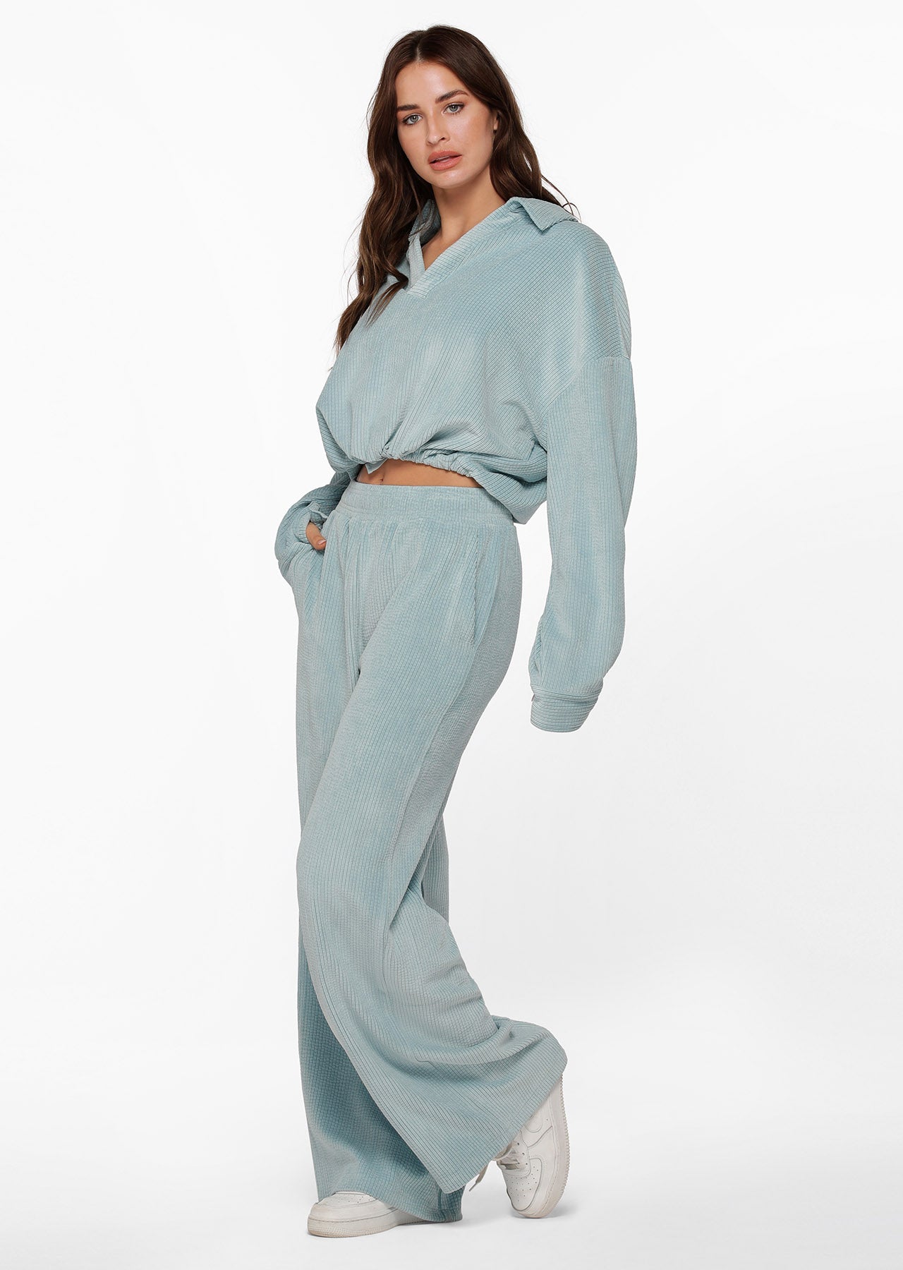 Lorna Jane Corduroy Sweat - Arctic