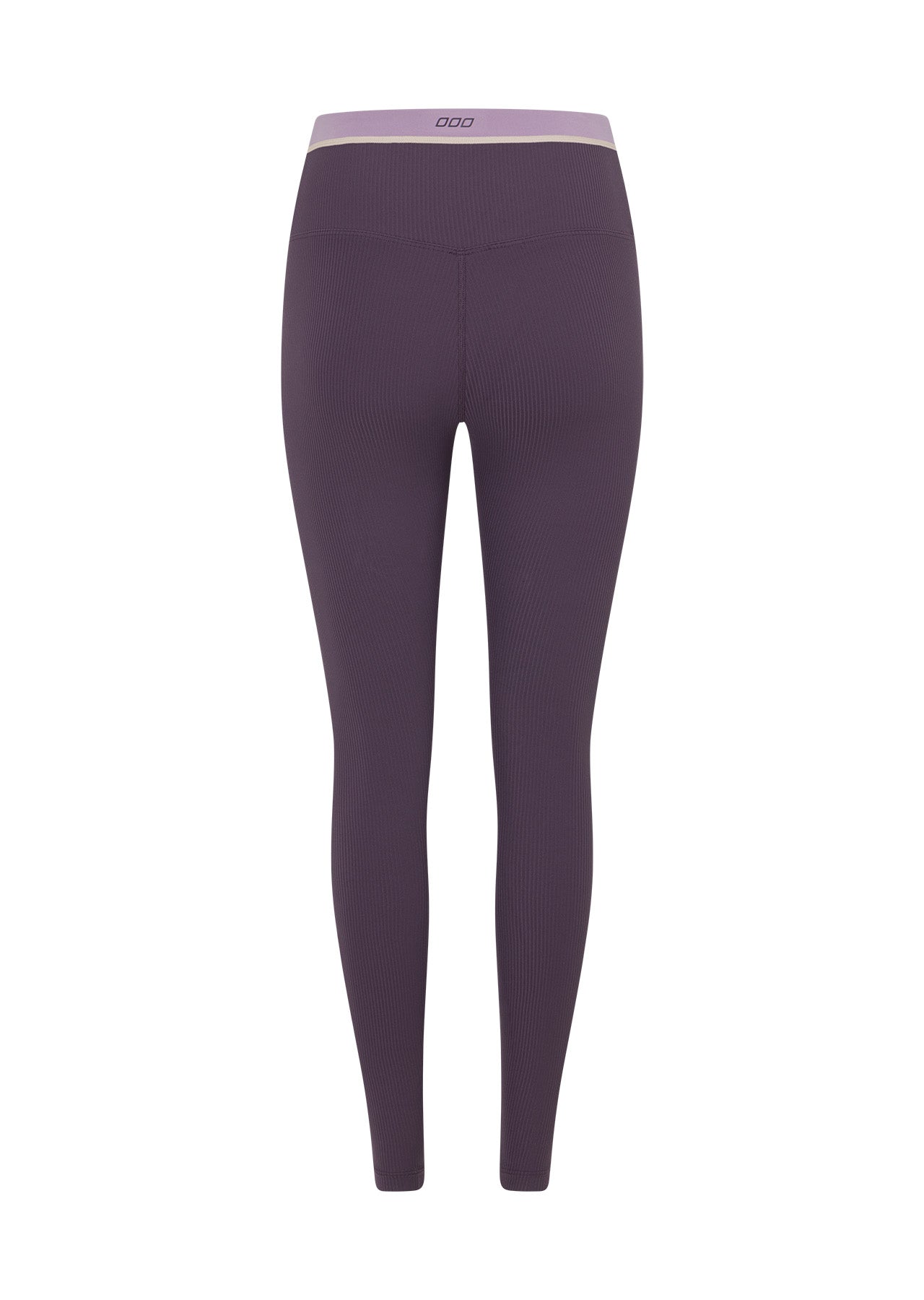 Lorna Jane Perfect Practice Rib Full Length Leggings - Midnight Plum