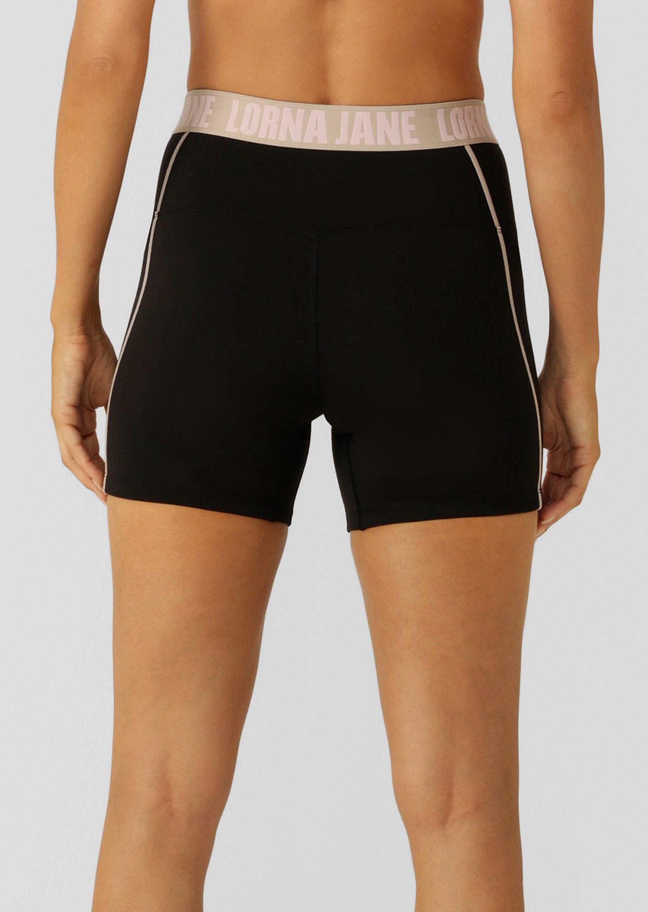 Lorna Jane Break Line 12cm Bike Shorts - Black