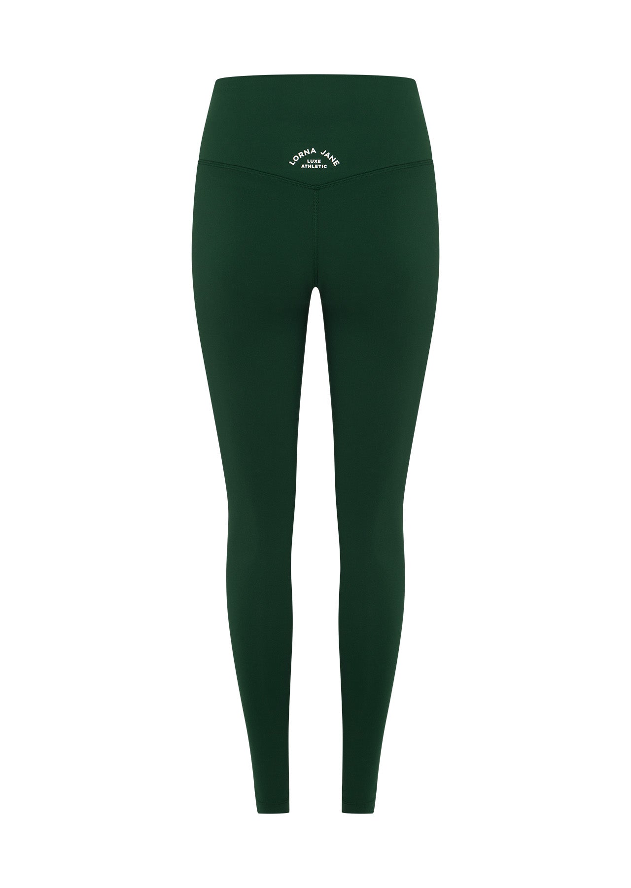 Lorna Jane Lotus Limited Edition No Chafe Full Length Leggings - Dark Green