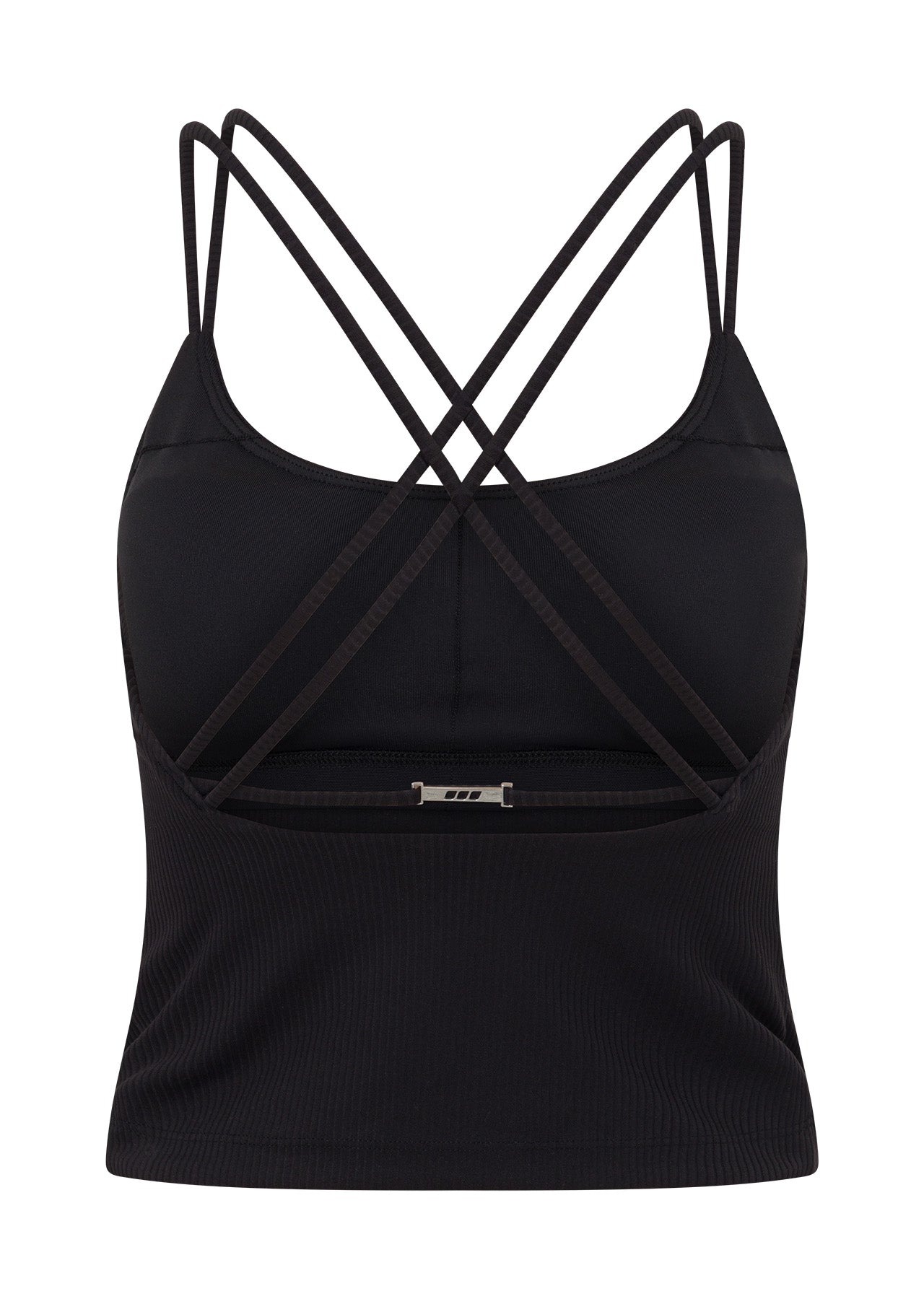 Lorna Jane Irresistible Rib Bra Tank Combo - Black