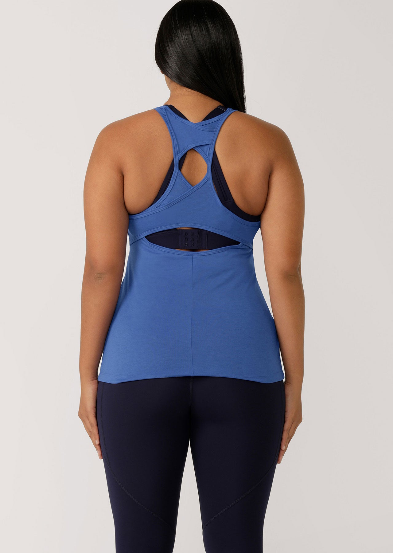 Lorna Jane Cross Trainer Active Tank - Azure Blue