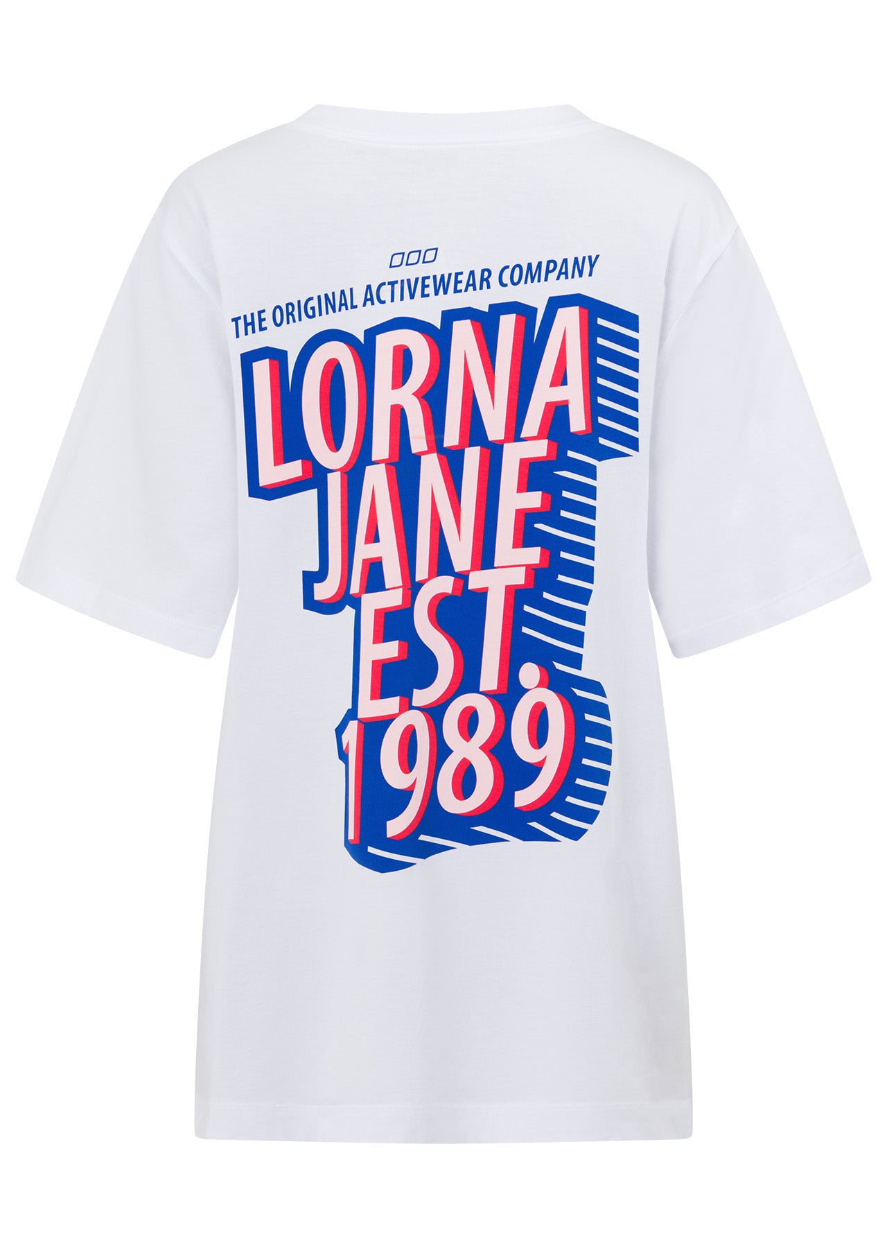 Lorna Jane LJ Dimensional Relaxed Tee - White