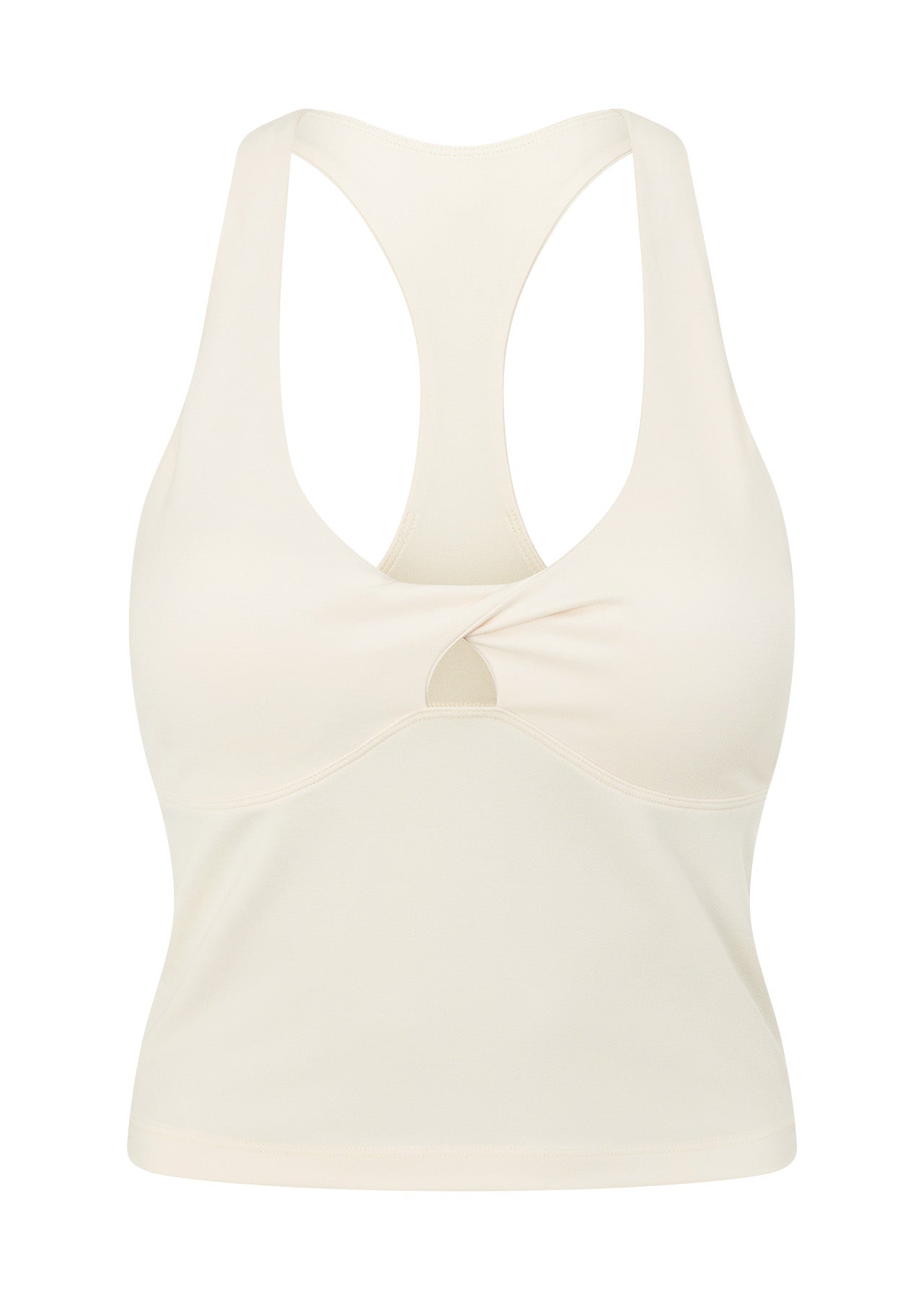Lorna Jane Centre Stage Bra Tank Combo - Cream