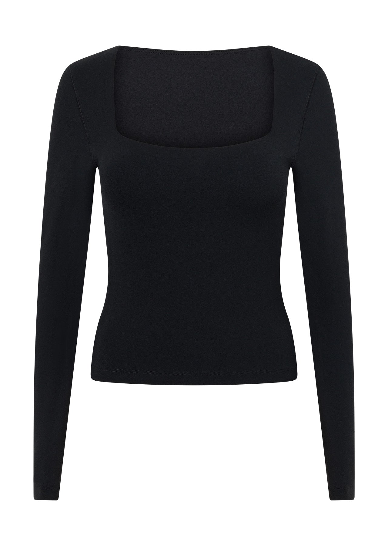 Lorna Jane Effortless Long Sleeve Top Bra Combo - Black