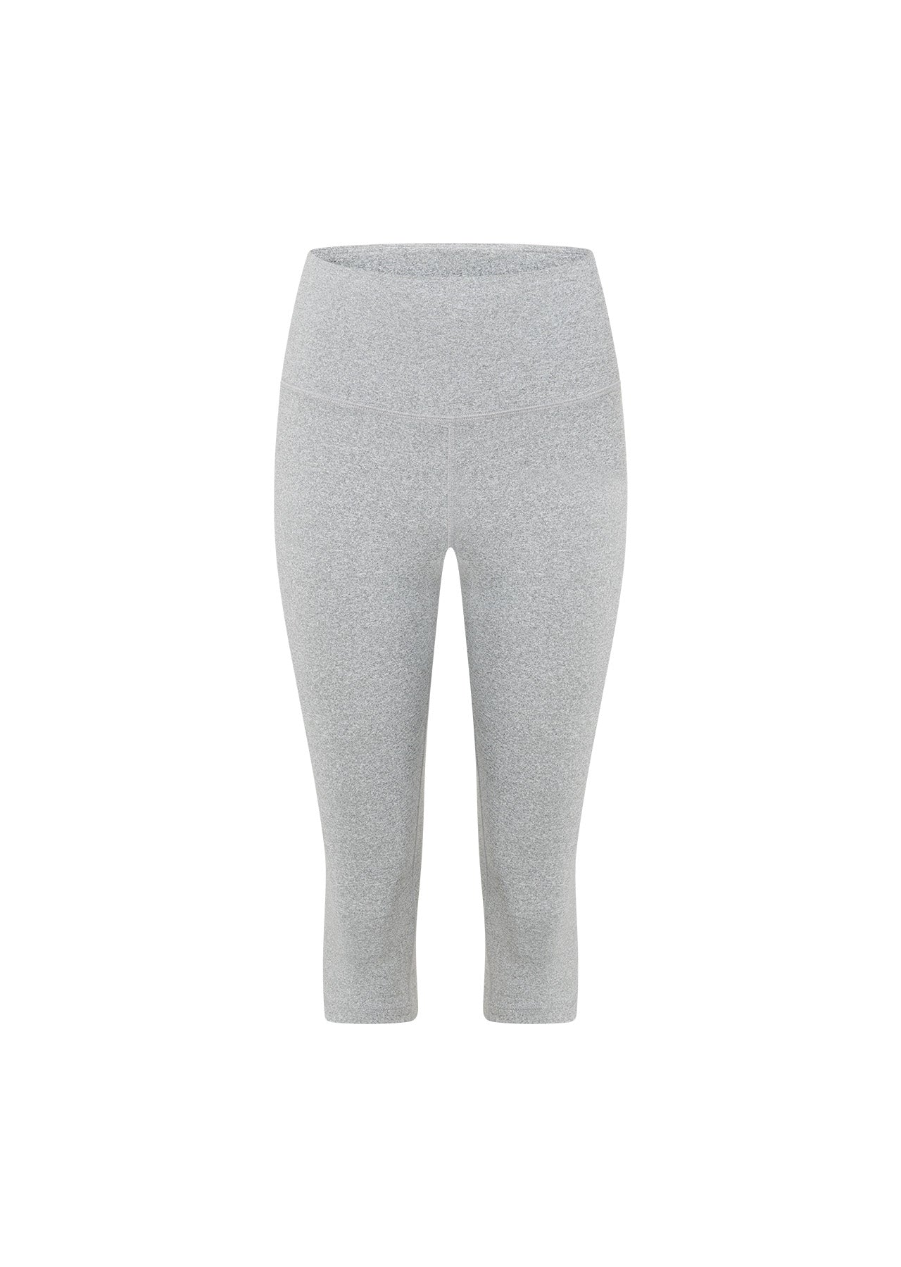 Lorna Jane True Comfort 3/4 Capri Leggings - Grey Marl