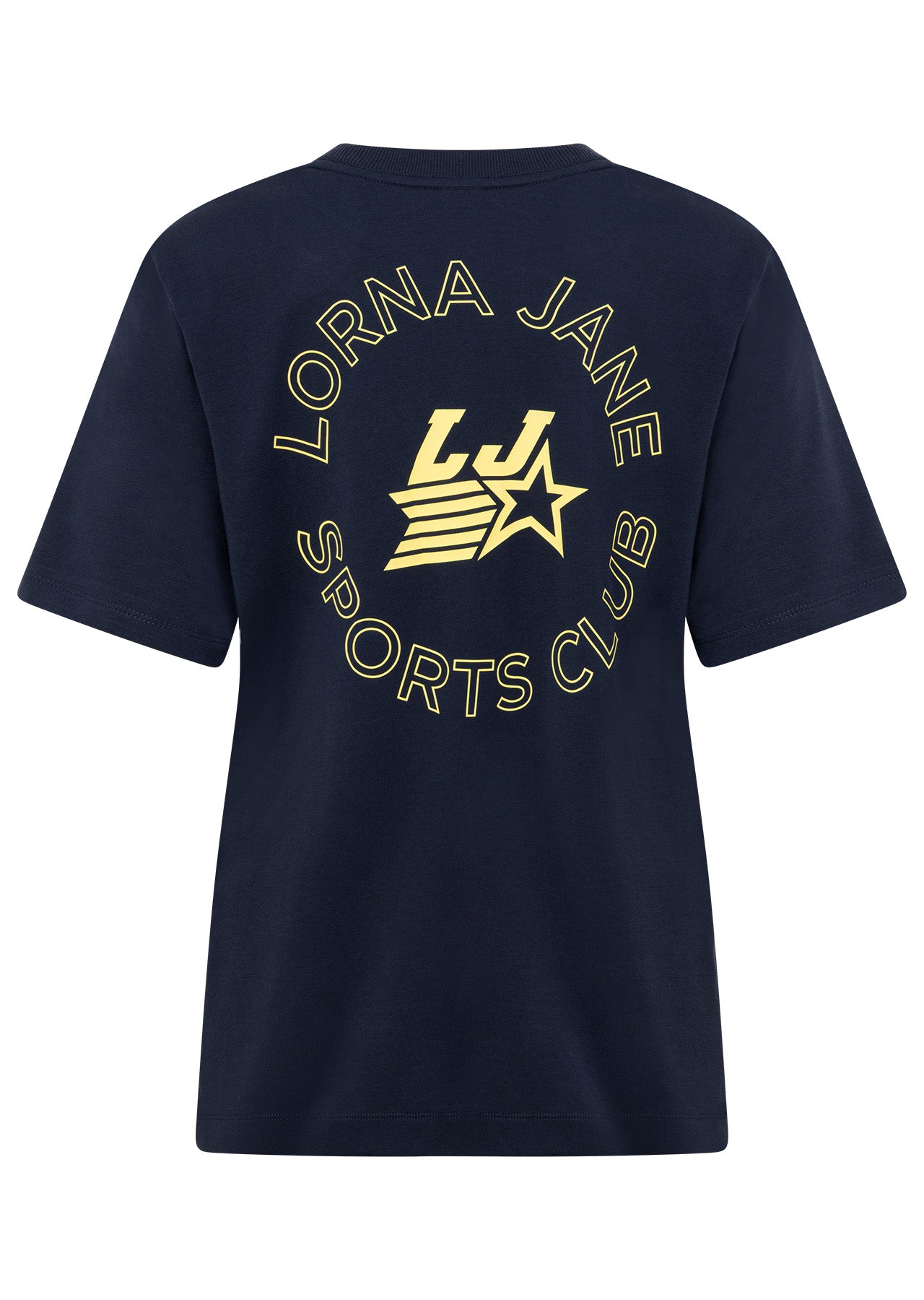 Lorna Jane LJ Sports Club Relaxed T-Shirt - Platinum Navy