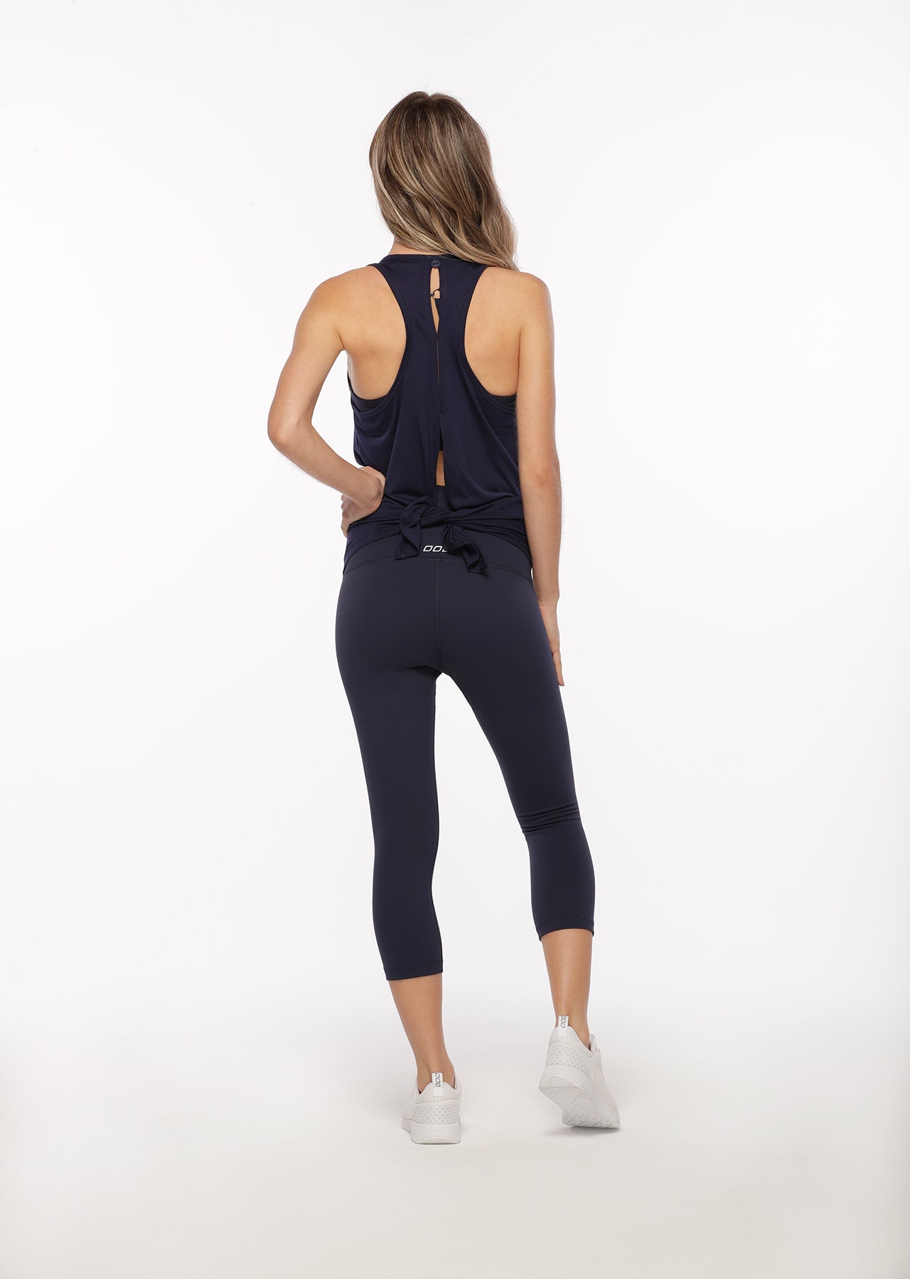 Lorna Jane LJ Maternity Function Tie Back Tank - French Navy