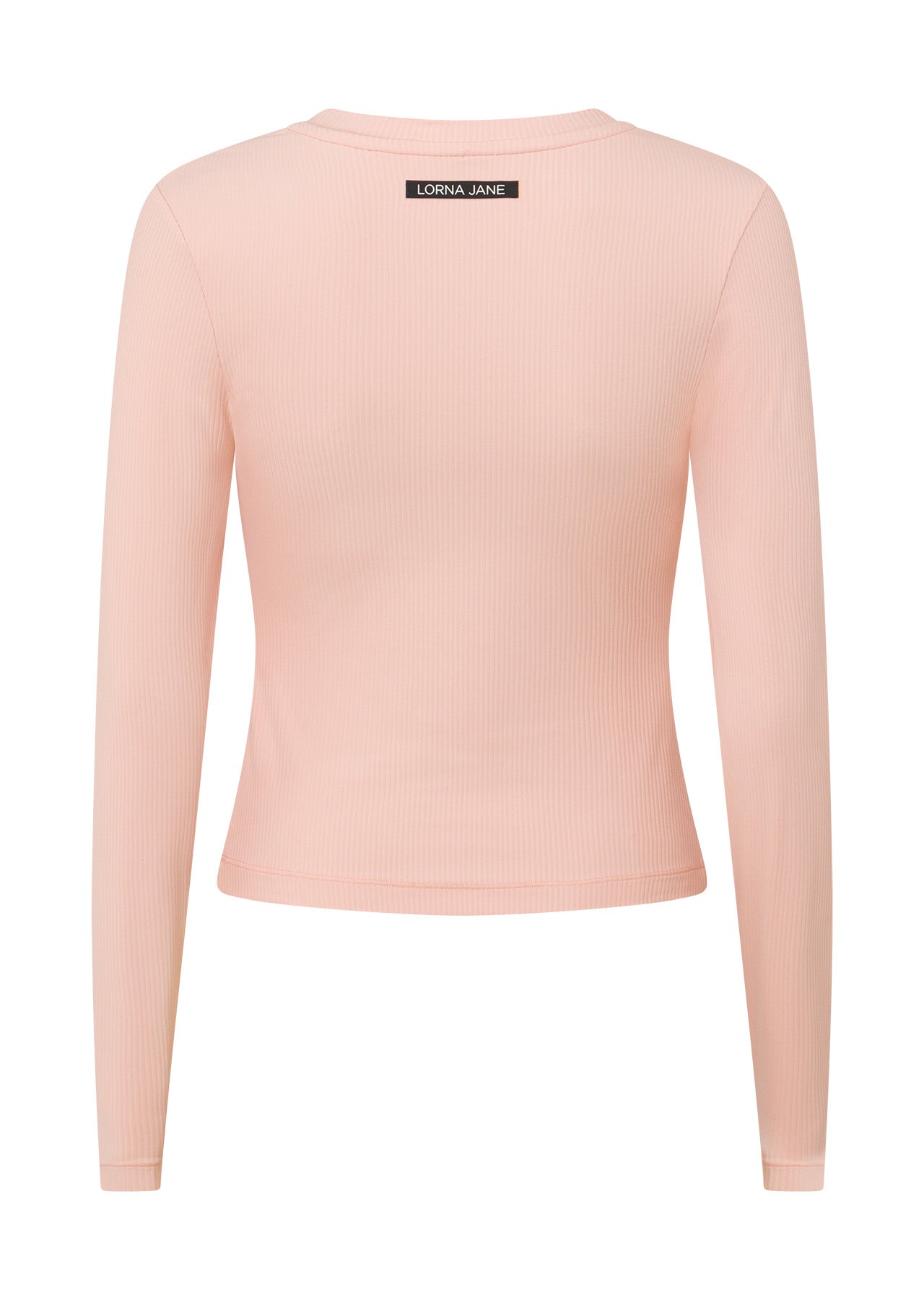 Lorna Jane Ultimate Comfort Long Sleeve Rib Top - Dark Dusty Pink