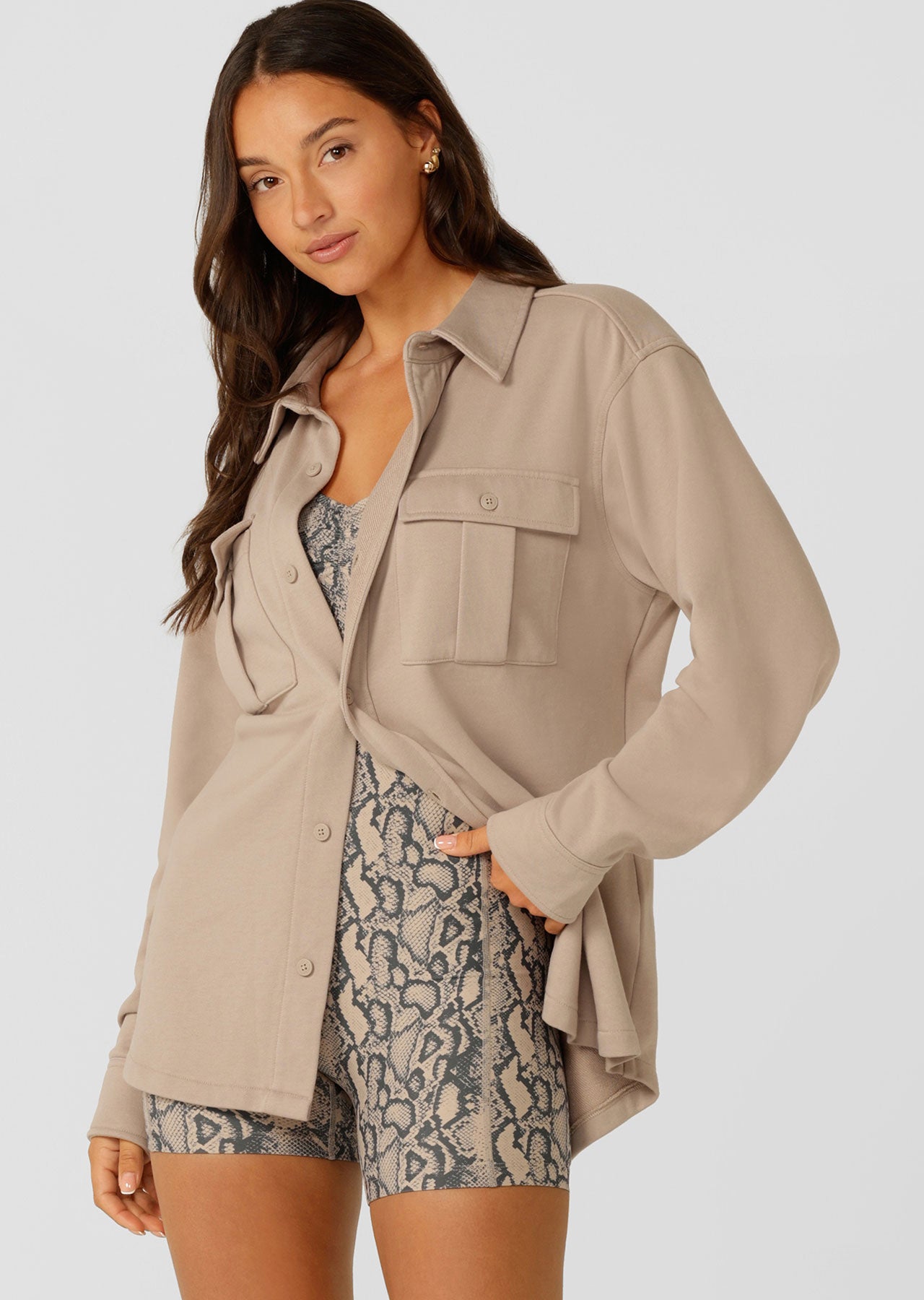 Lorna Jane Soft Lounge Shirt - Latte
