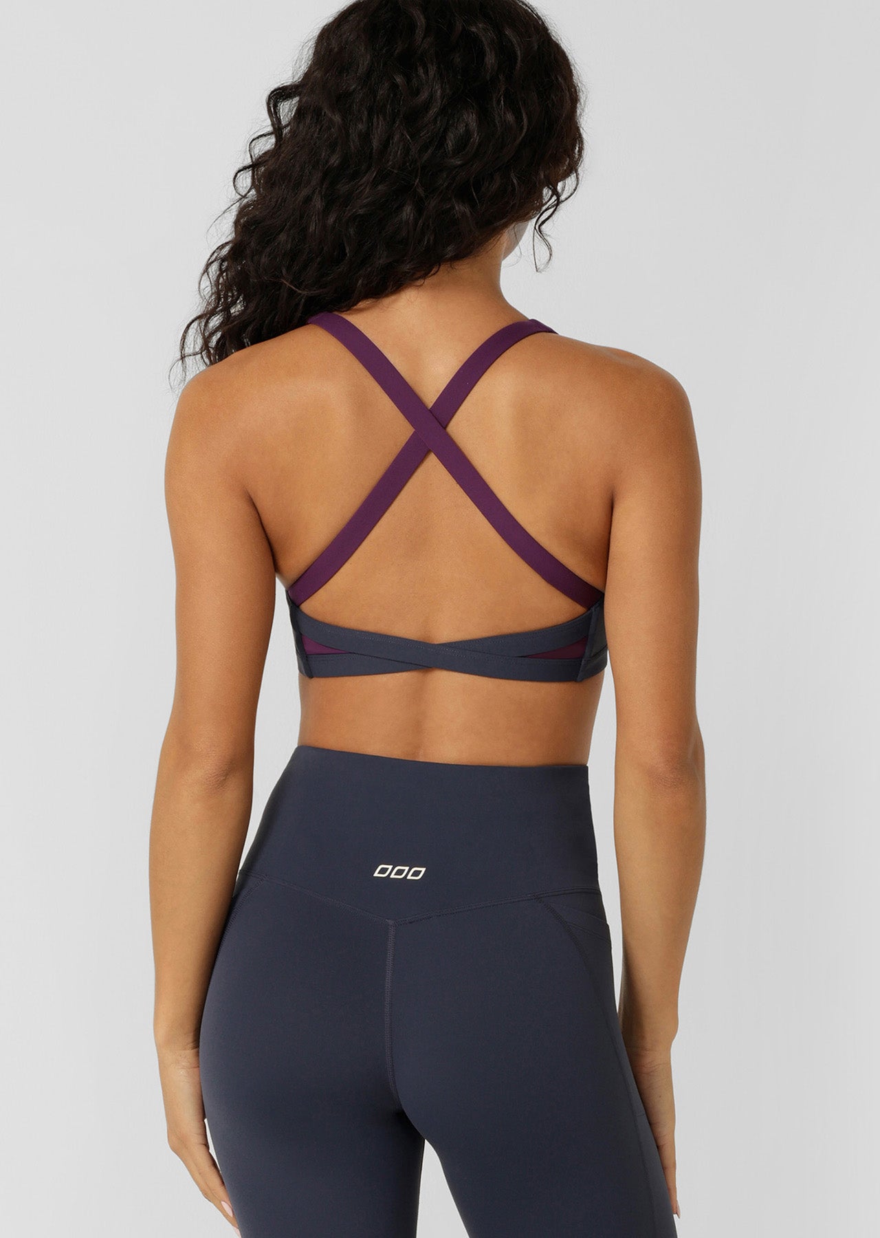 Lorna Jane Qualifier High Support Sports Bra - Dark Grape