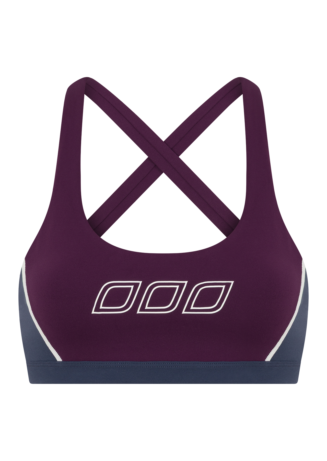Lorna Jane Qualifier High Support Sports Bra - Dark Grape
