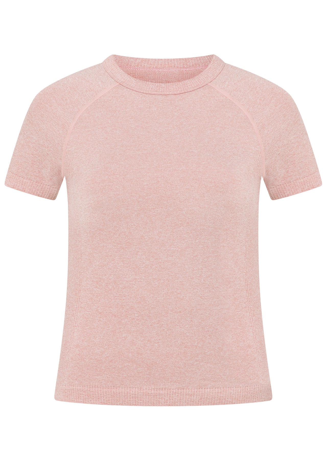 Lorna Jane Tempo Seamless Short Sleeve Active Top - Light Ash Rose