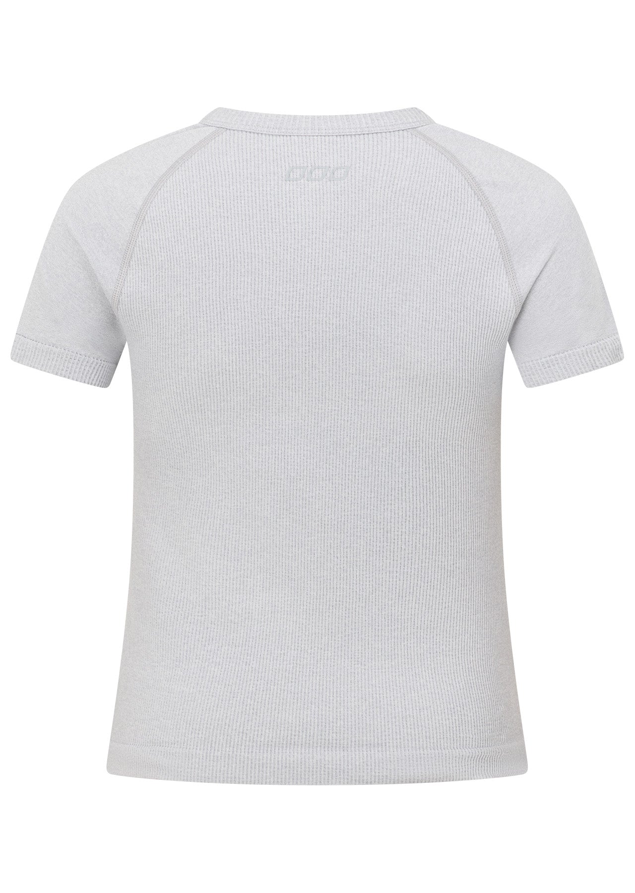 Lorna Jane Tempo Seamless Short Sleeve Active Top - Light Grey Marl