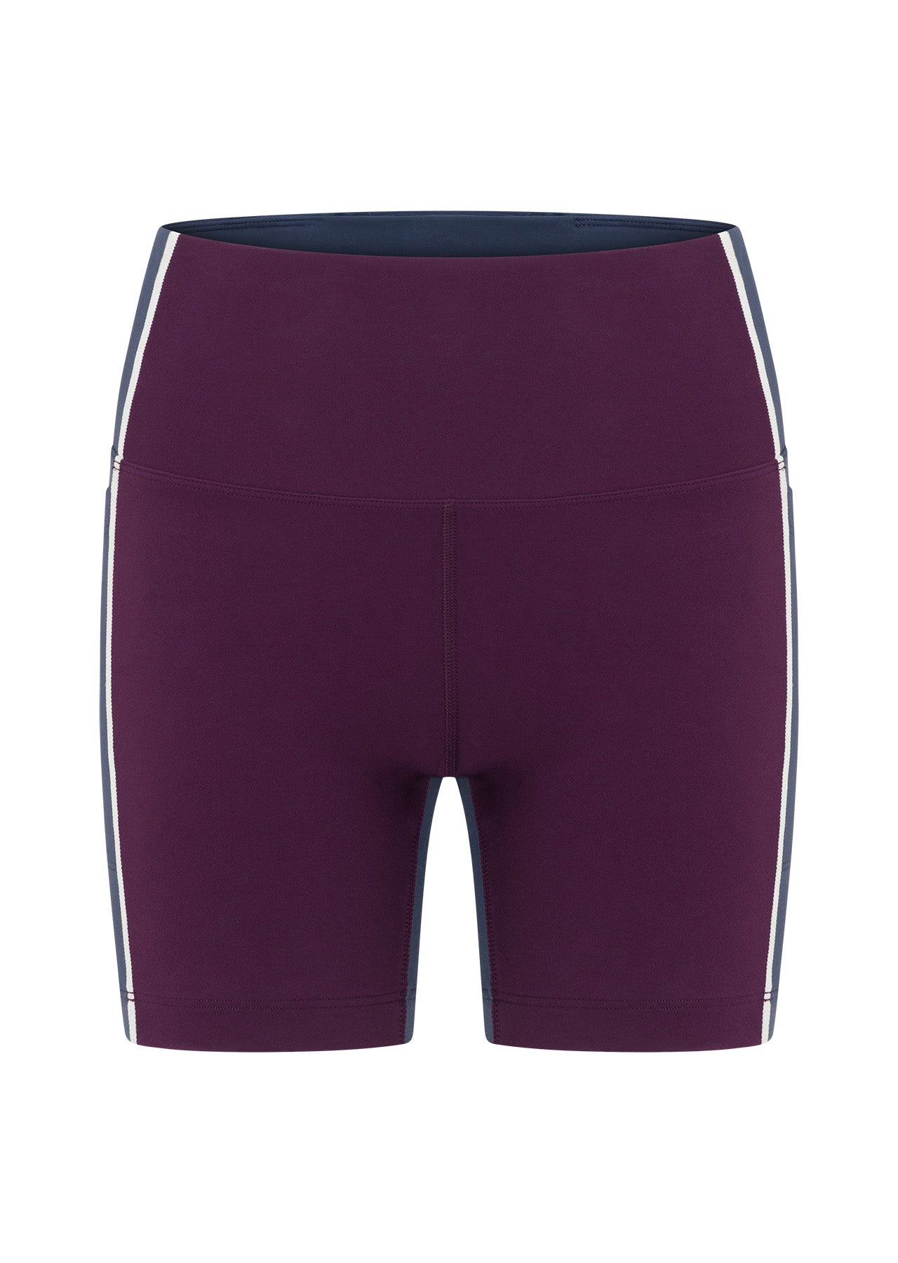 Lorna Jane Qualifier 12cm Bike Shorts - Dark Grape