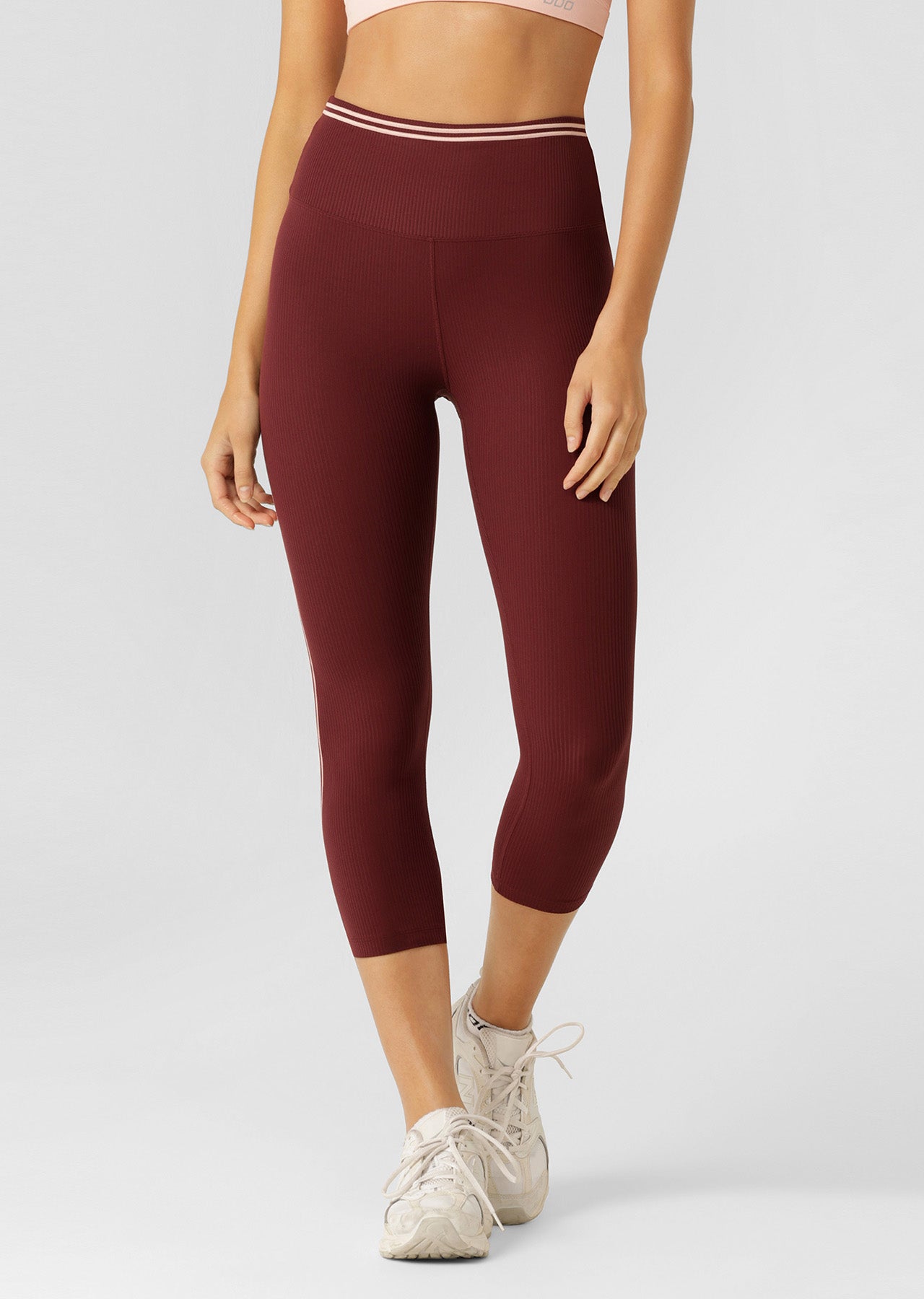 Lorna Jane Second Nature 7/8 Leggings - Plum Red