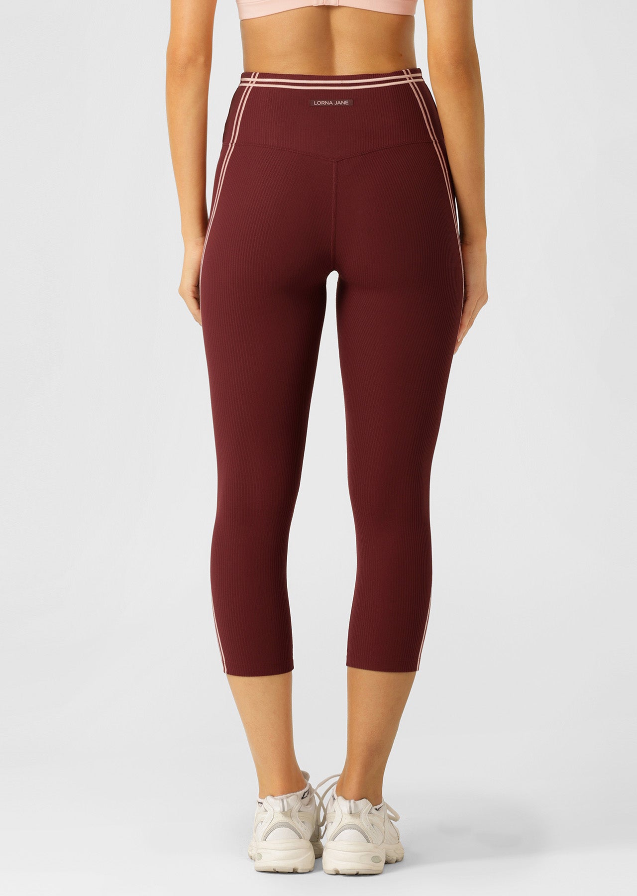 Lorna Jane Second Nature 7/8 Leggings - Plum Red