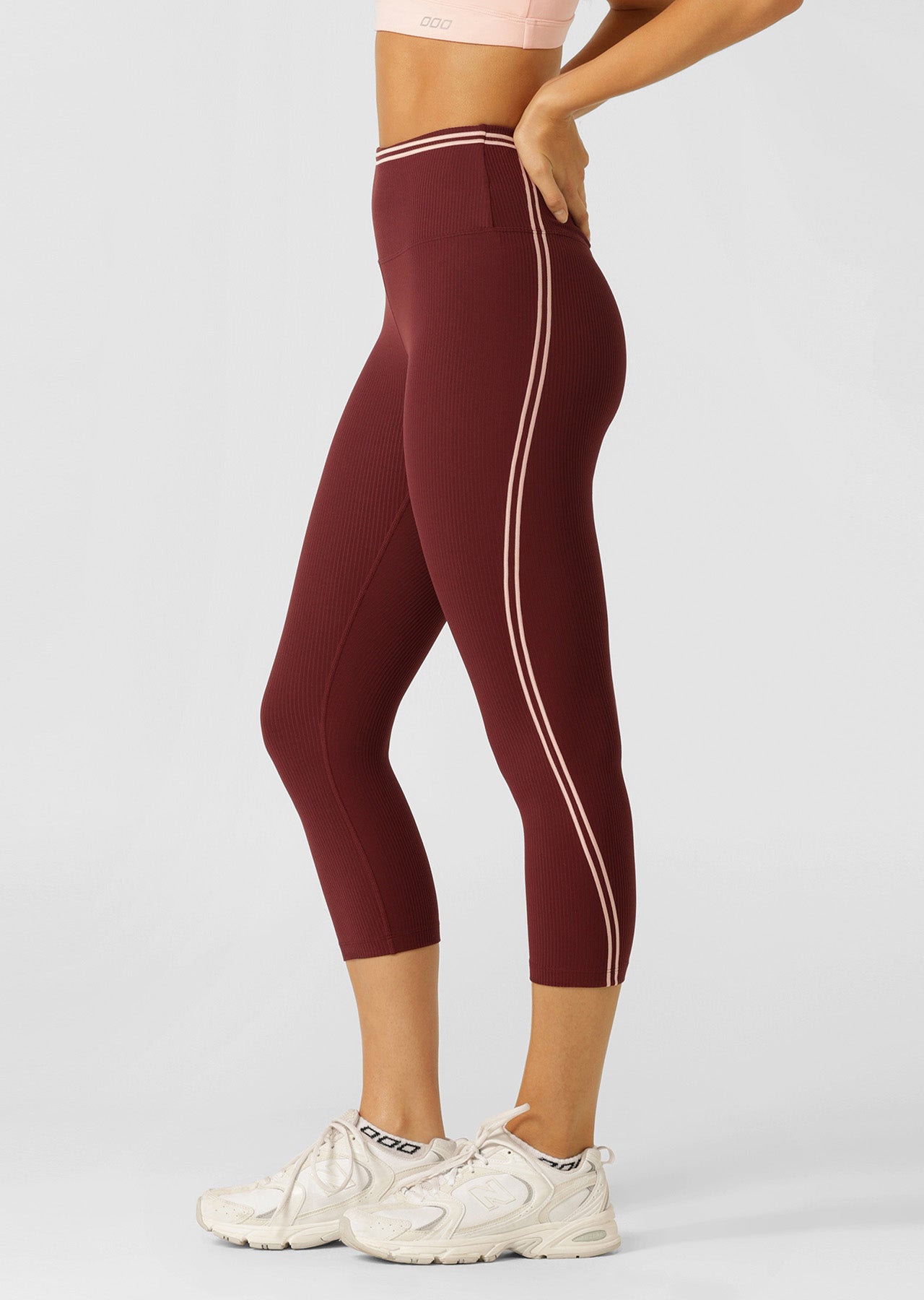 Lorna Jane Second Nature 7/8 Leggings - Plum Red