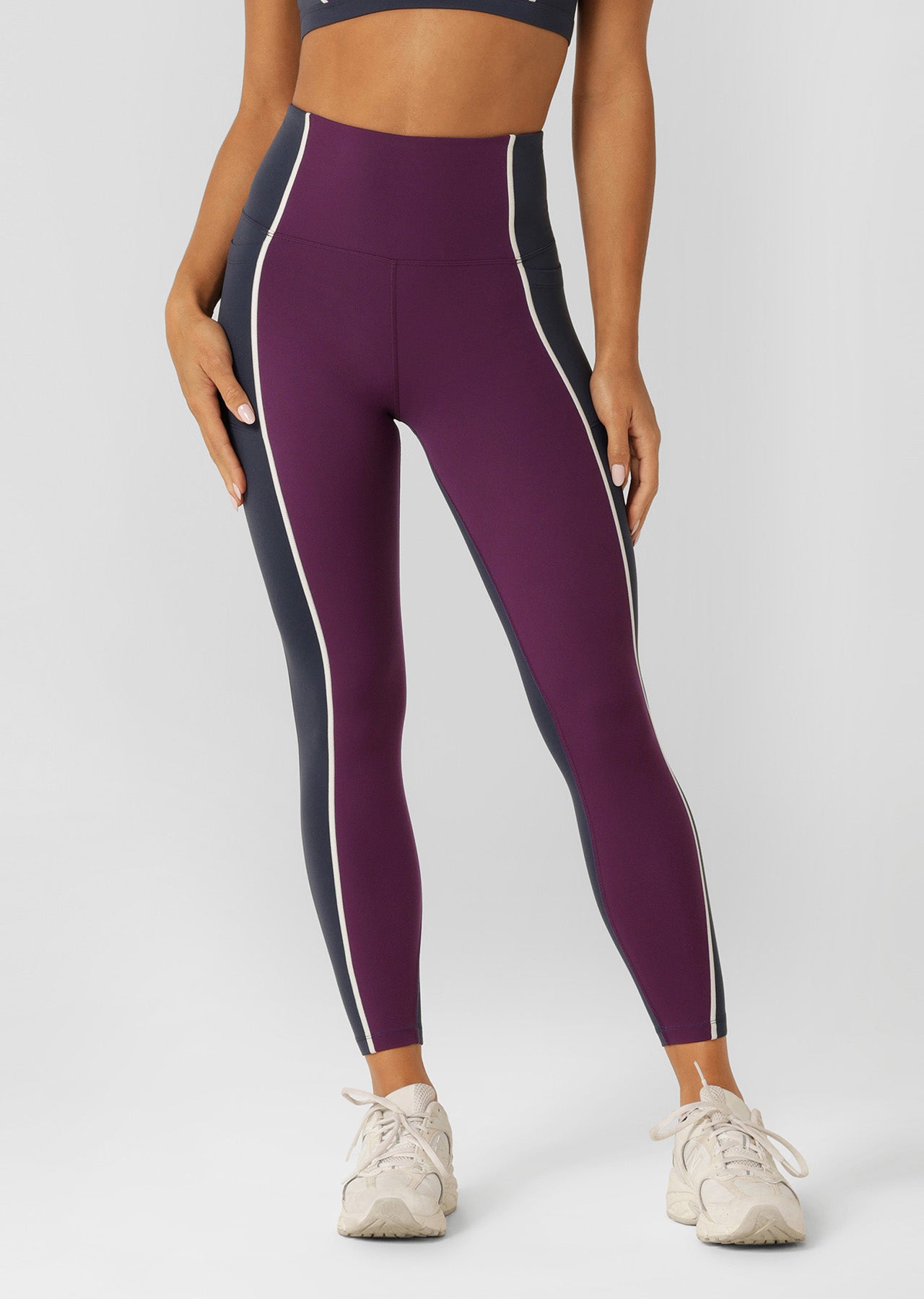 Lorna Jane Qualifier Full Length Leggings - Dark Grape