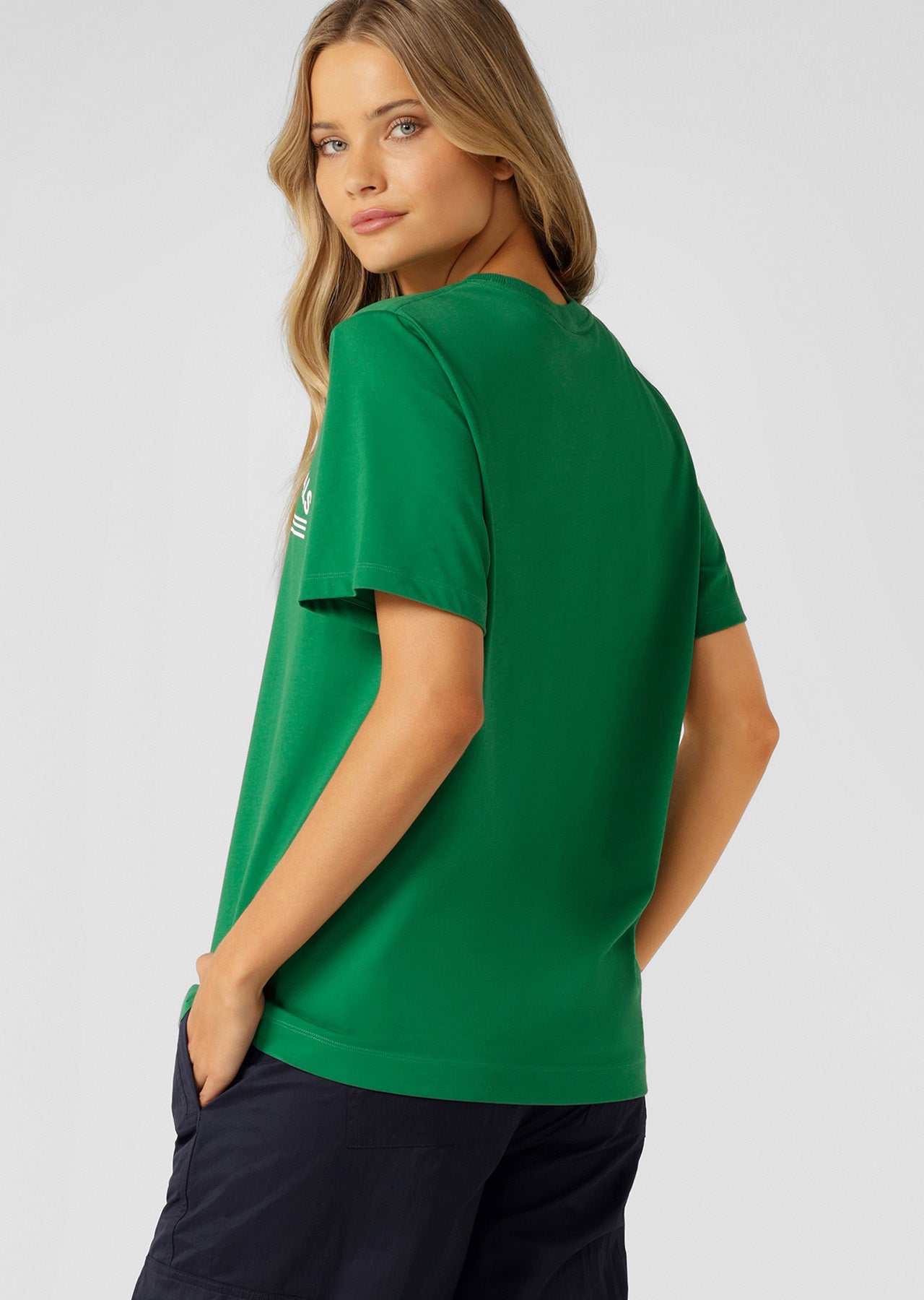 Lorna Jane Retro Sports Club Relaxed T-shirt - Golf Green