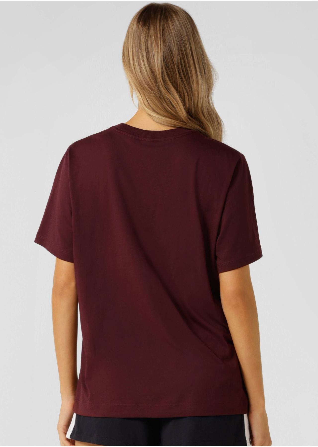 Lorna Jane Strive Relaxed T-shirt - Plum Red