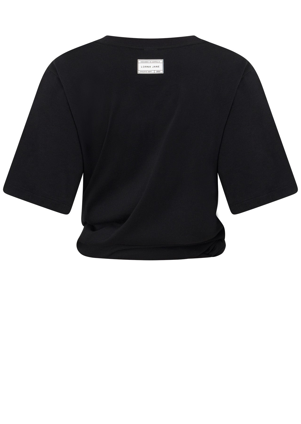 Lorna Jane Move Cutaway Convertible T-Shirt - Black