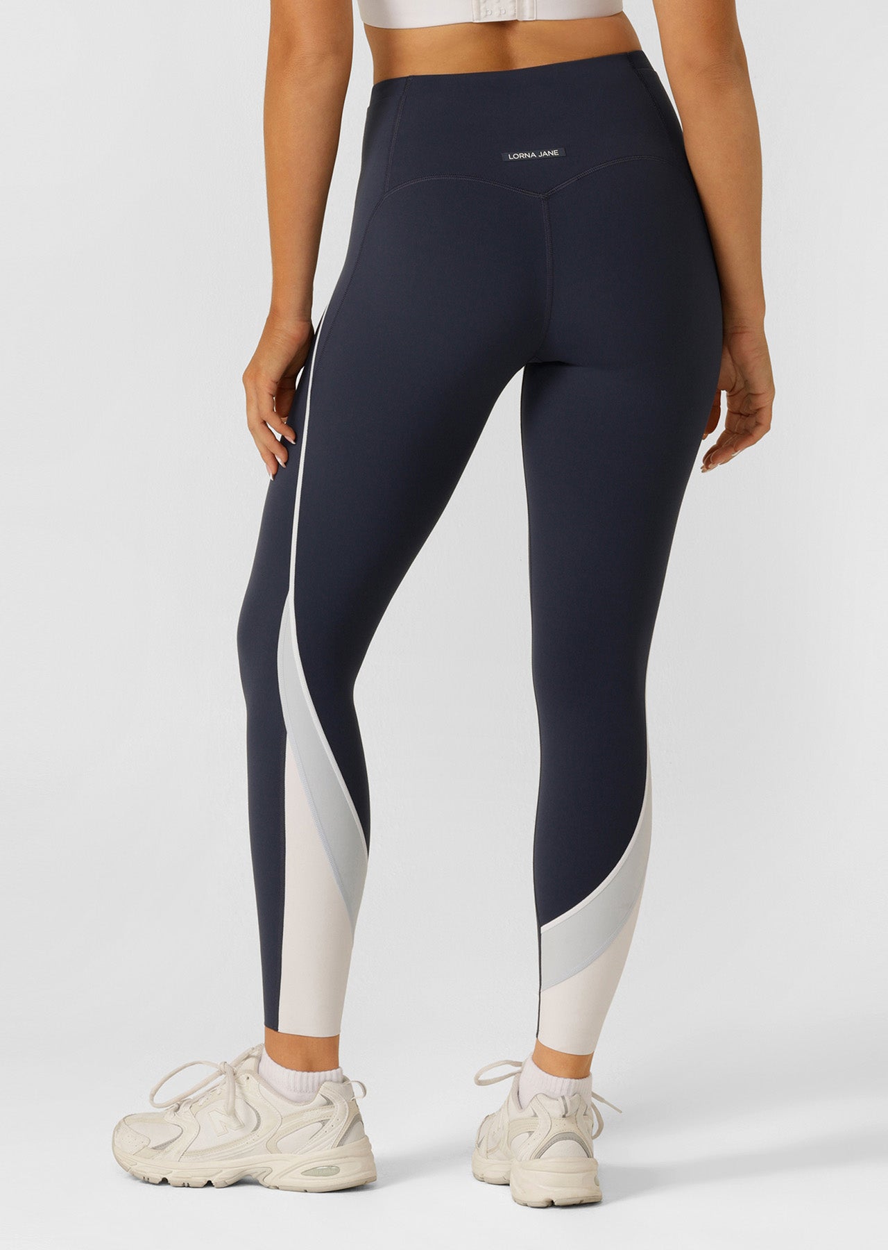 Lorna Jane Advantage Ankle Biter Leggings - Platinum Navy