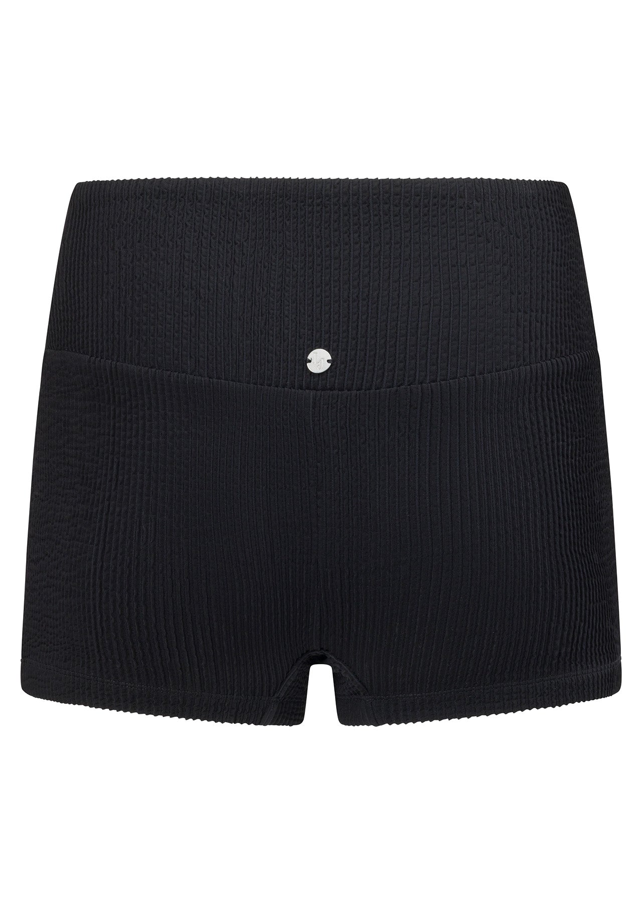 Lorna Jane Vacation Hype Crimped Swim Shorts - Black