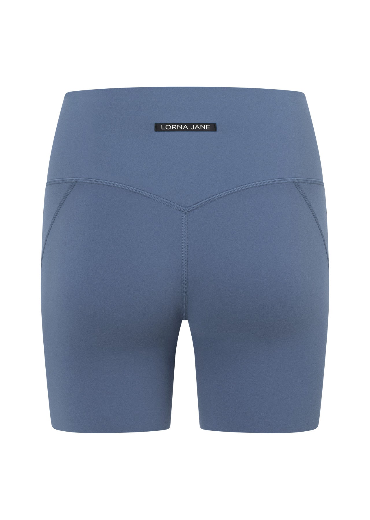 Lorna Jane Supreme Comfort Aloe Vera No Ride Pocket Bike Shorts - Frost Blue