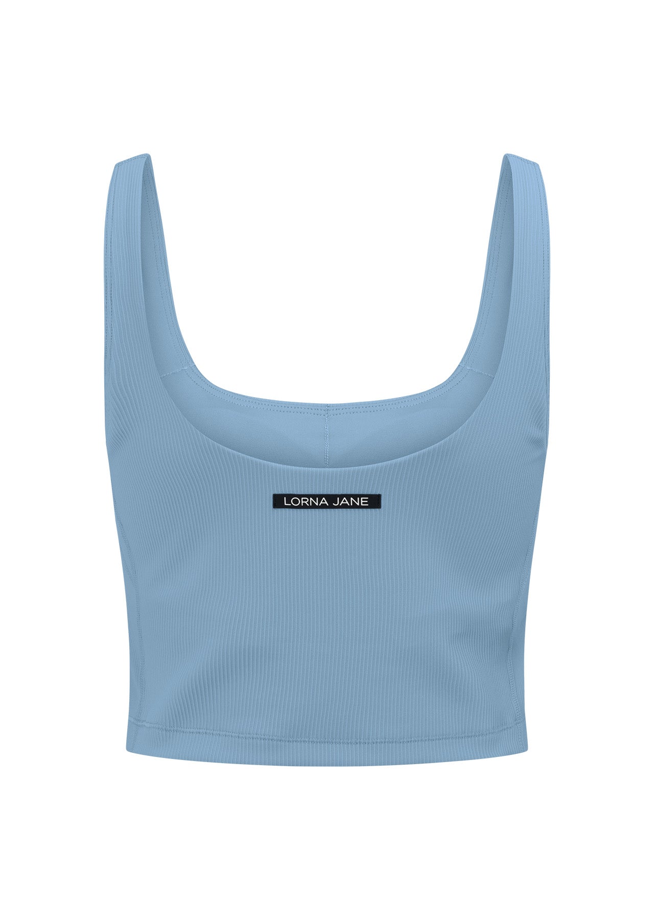 Lorna Jane Elevate Ribbed Tank Bra Combo - Moontide