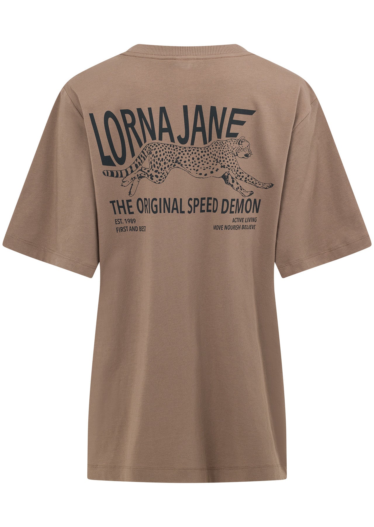 Lorna Jane Speed Demon Relaxed Tee - Bone