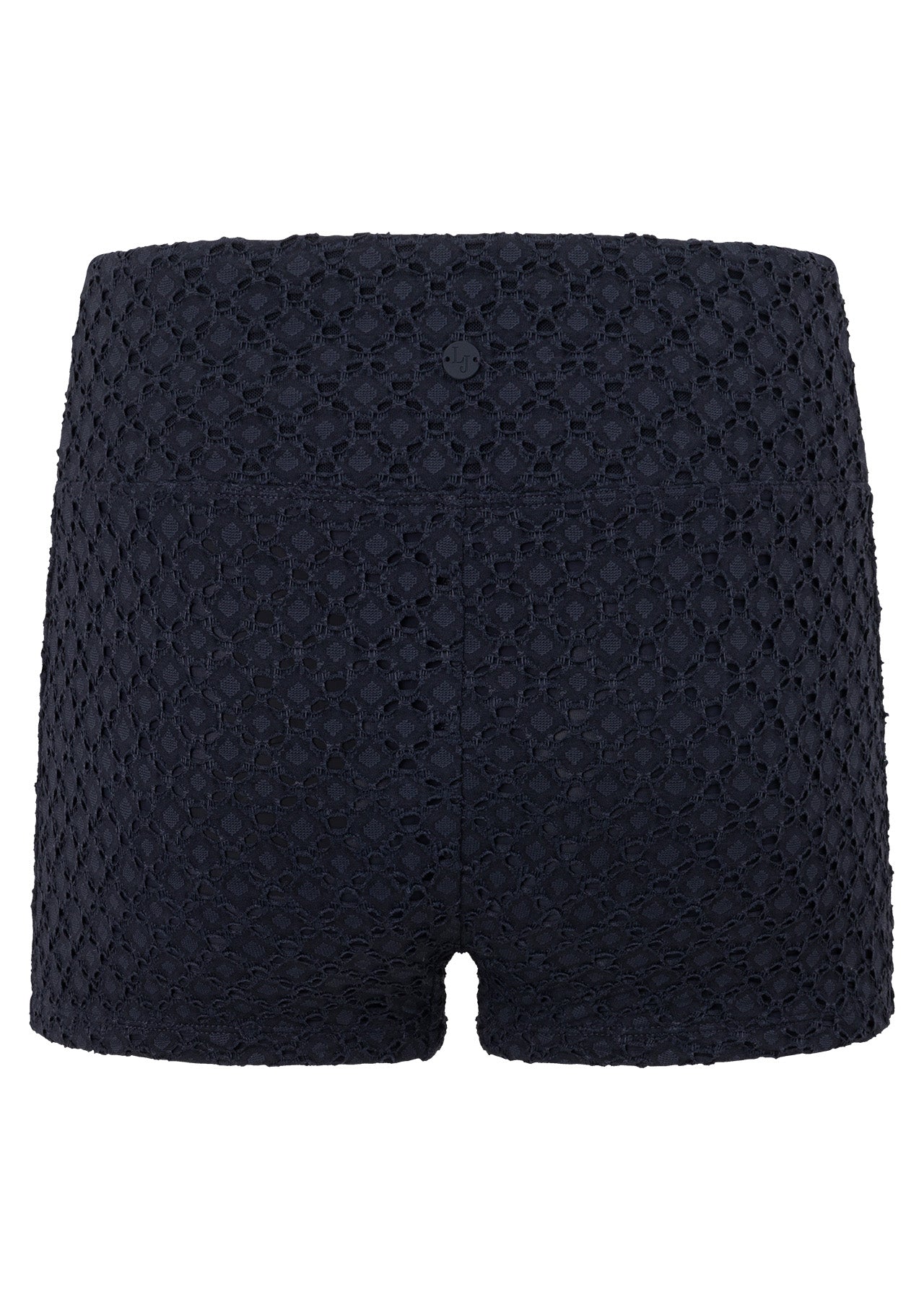 Lorna Jane Keepsake Broderie 7cm Bike Shorts - Cosmic Navy