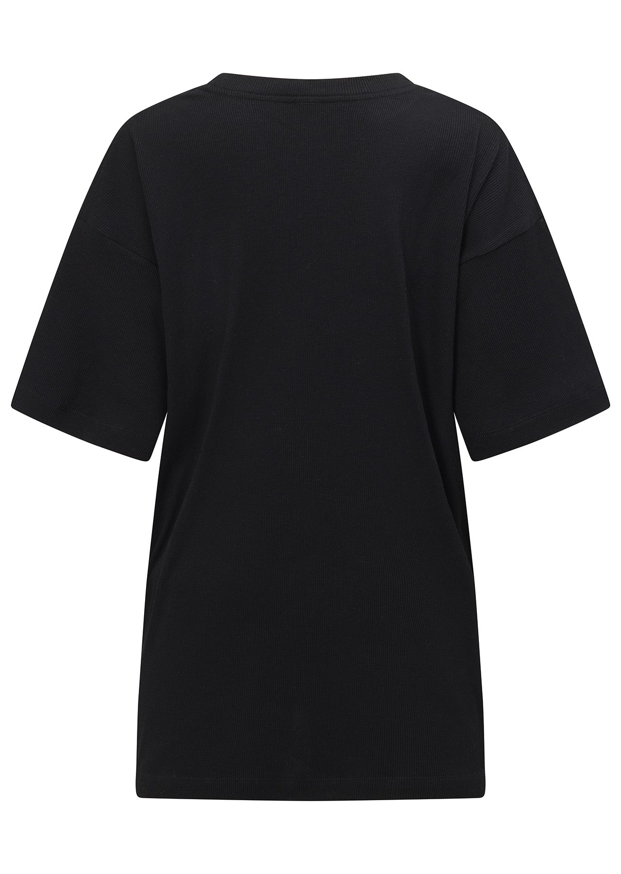 Lorna Jane Play Ball Rib Boyfriend Tee - Black