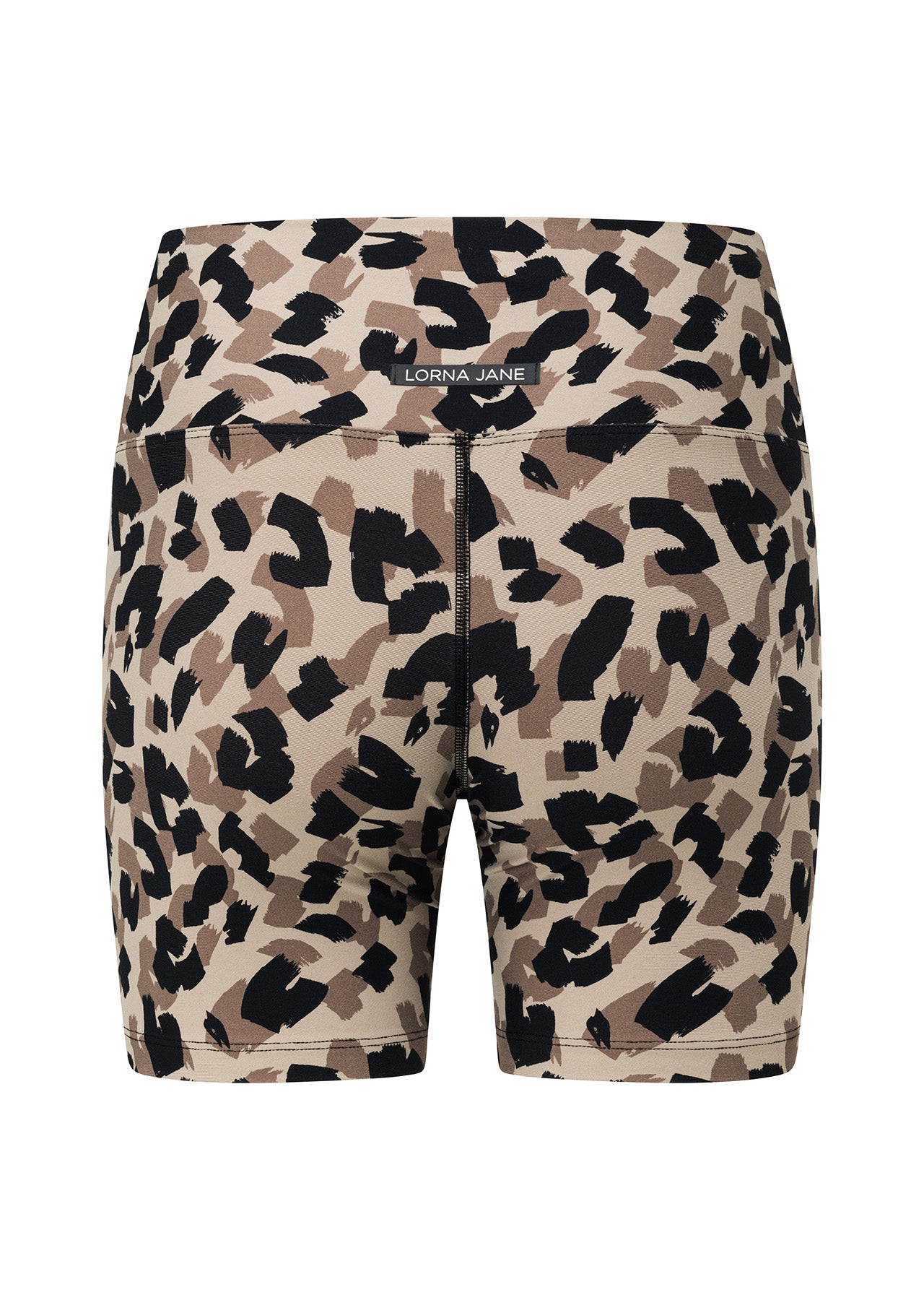 Lorna Jane Abstract Animal Excel Bike Shorts - Abstract Cheetah Print
