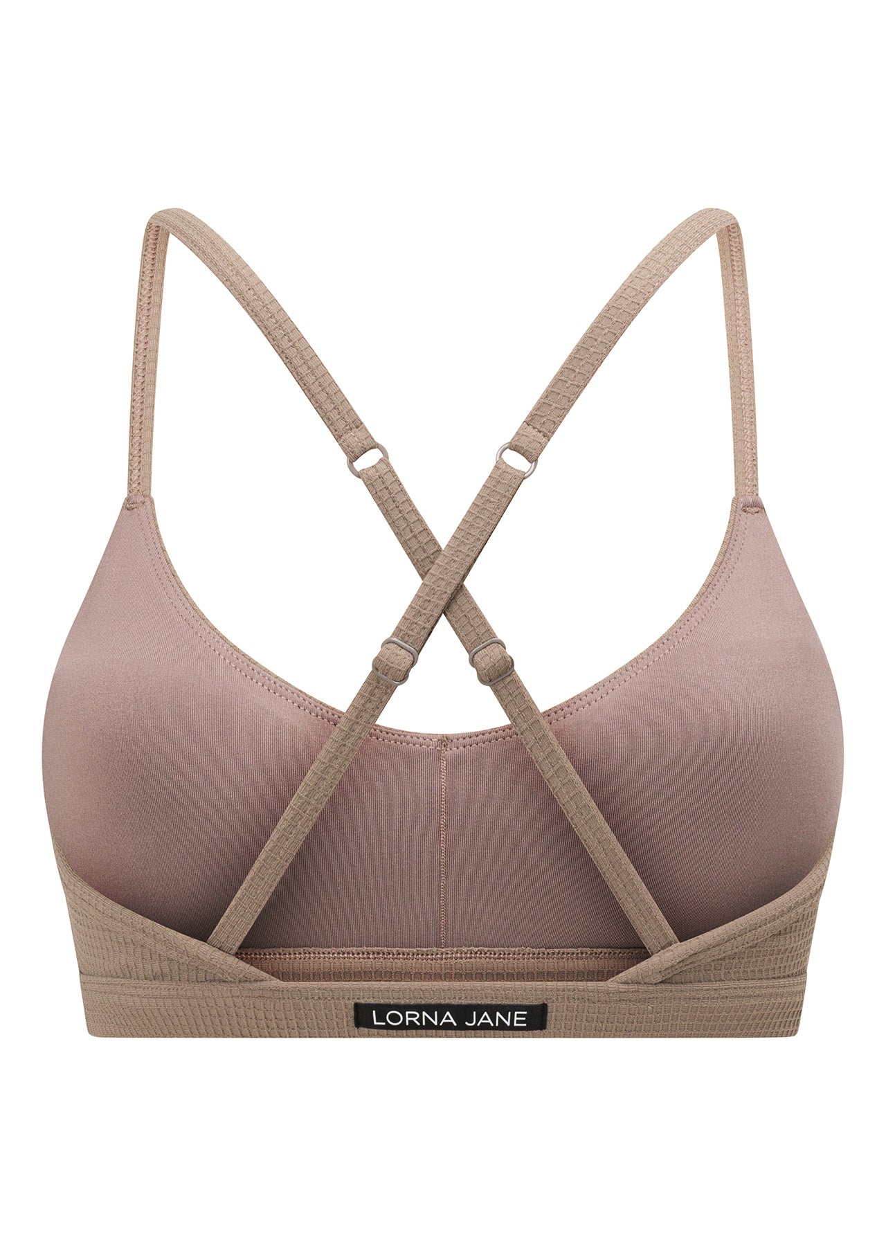 Lorna Jane Lounge Waffle Bralette - Bone