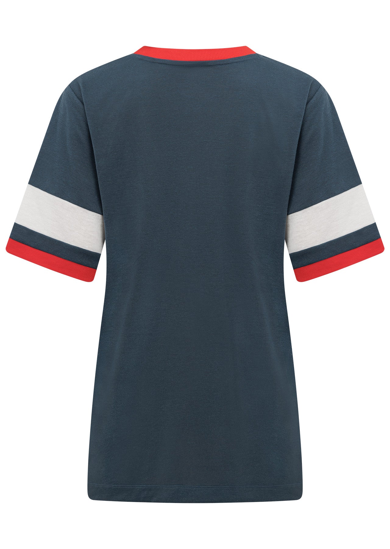 Lorna Jane Retro Linen T-Shirt - Pale Indigo