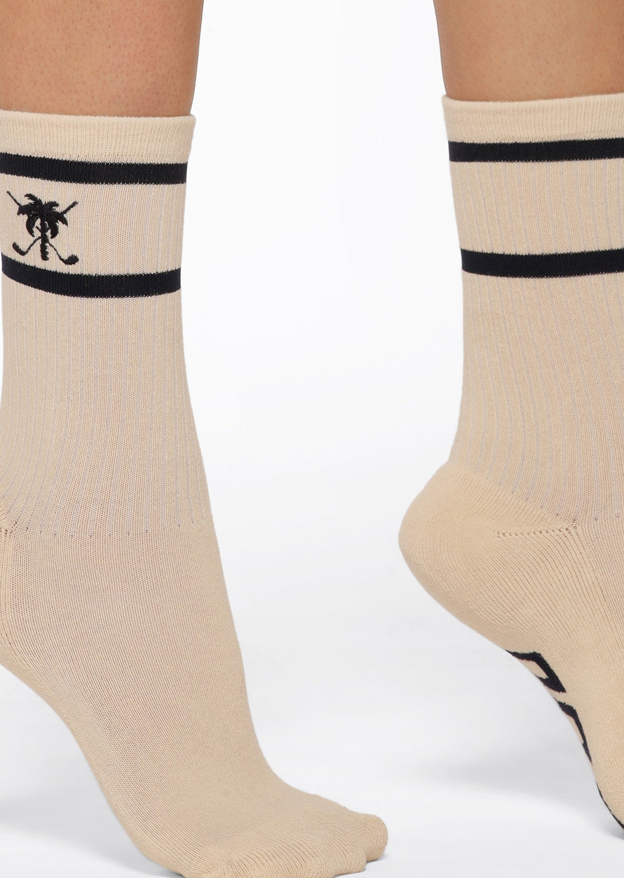Lorna Jane Country Club Crew Socks - Neutral