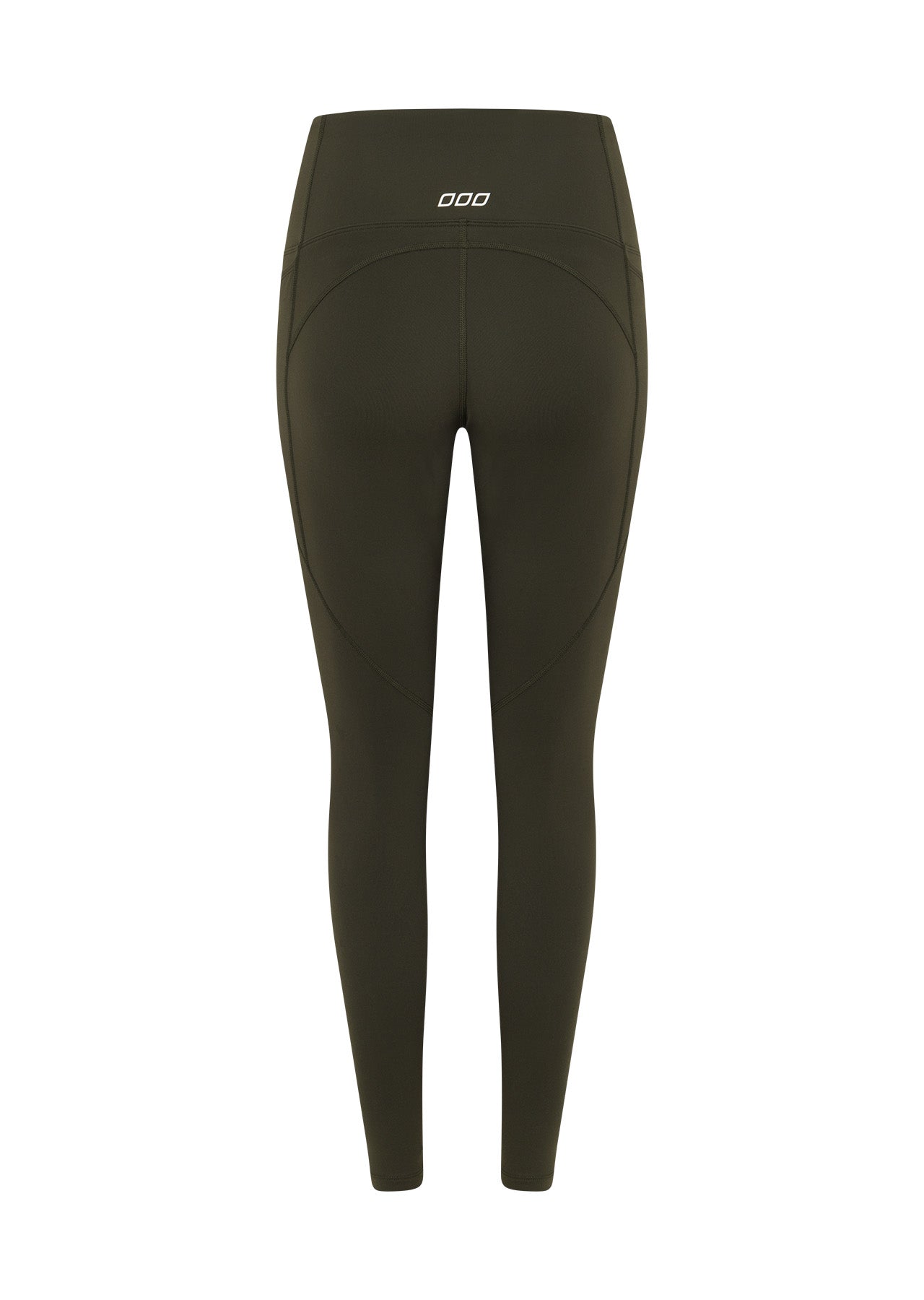 Lorna Jane Amy Thermal Phone Pocket Ankle Biter Leggings - Dark Luxury Green