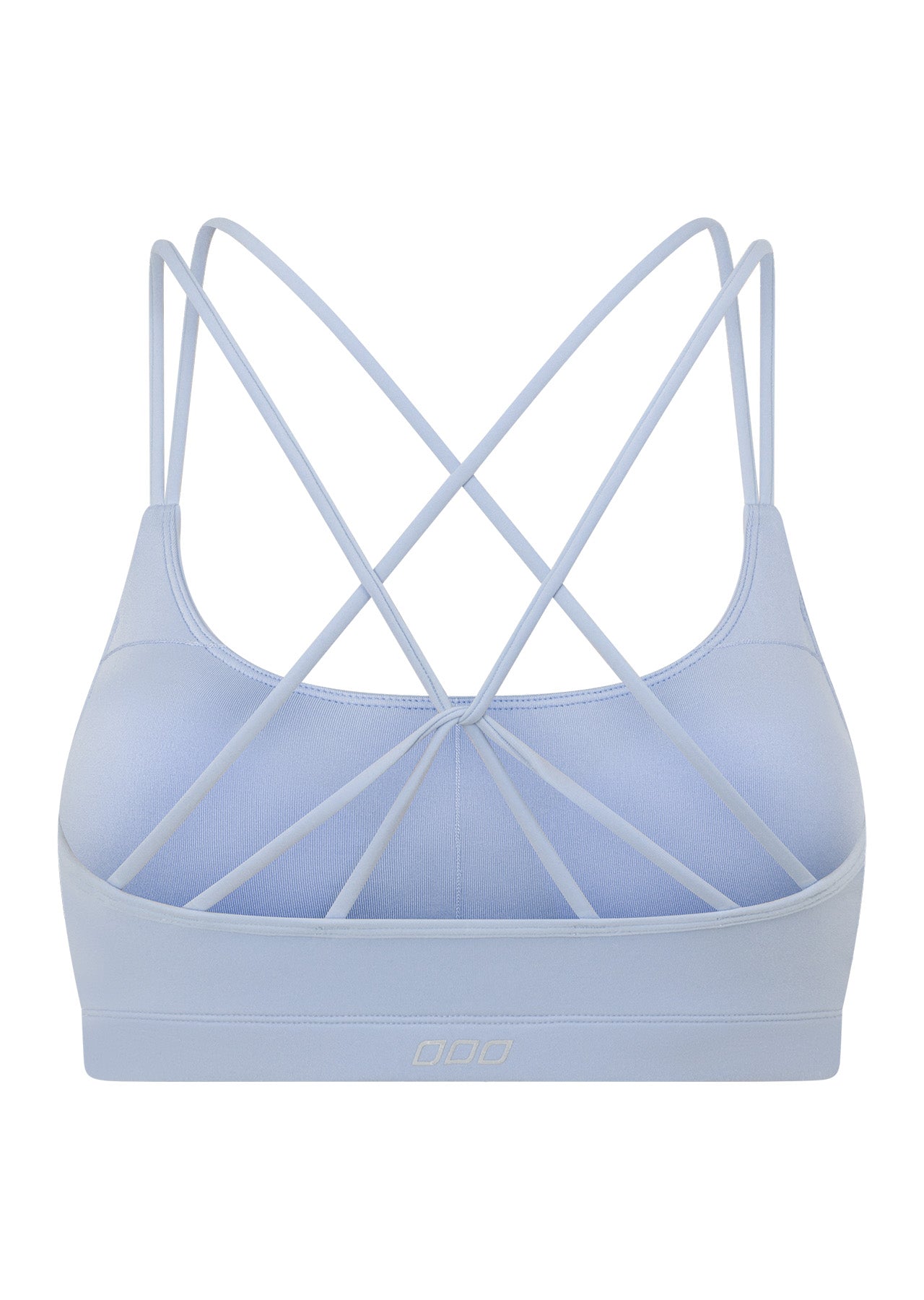 Lorna Jane Lotus Cropped Sports Bra - Oxford Blue