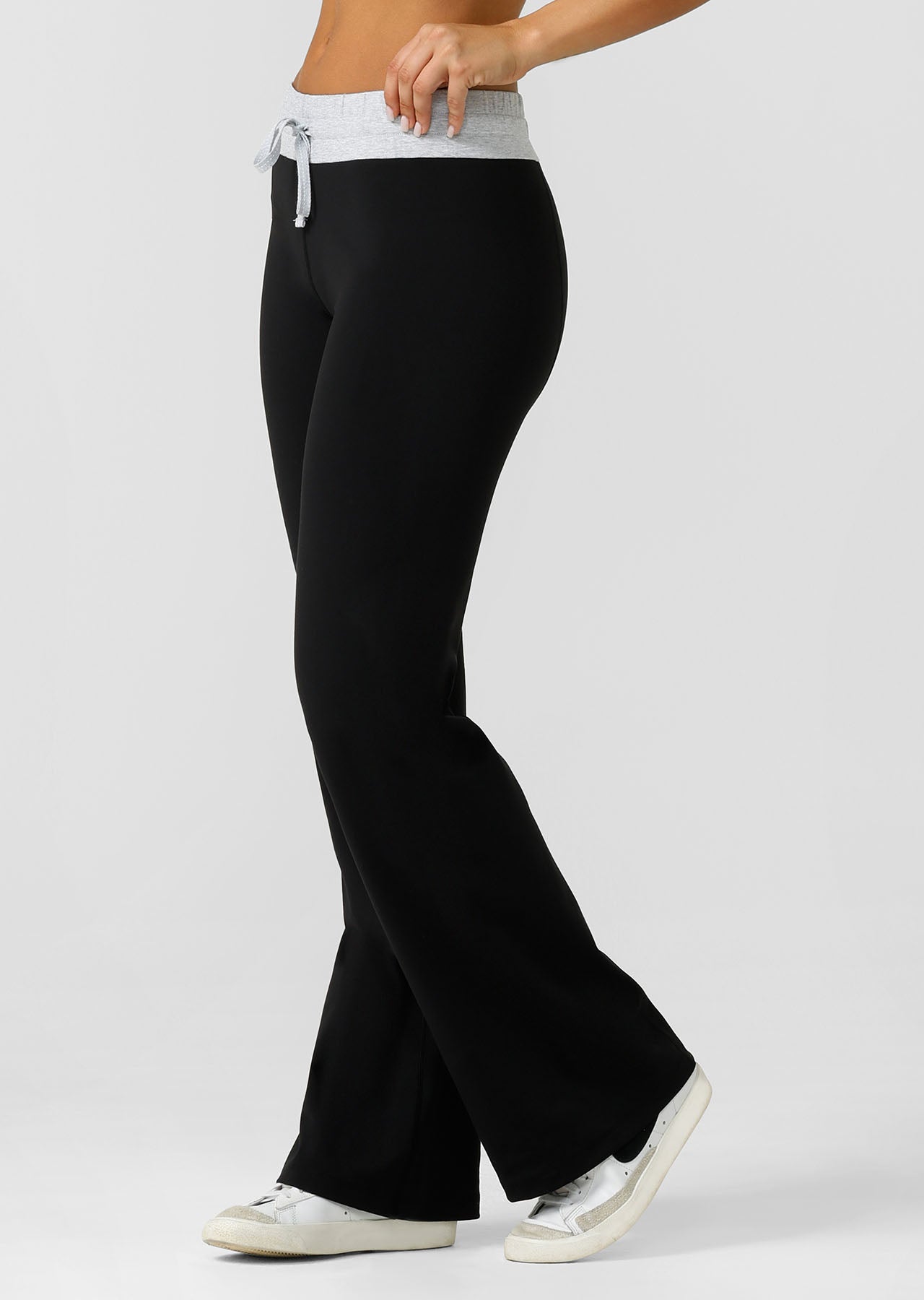 Lorna Jane Flashdance Bootleg Pants - Black