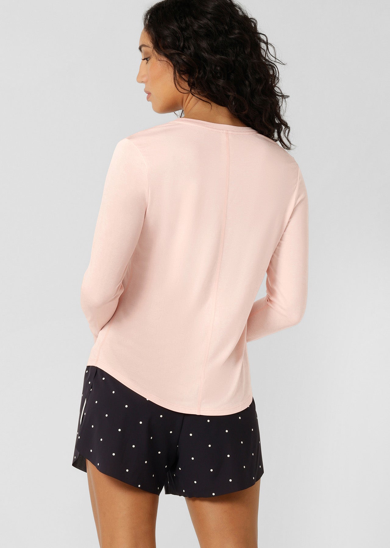Lorna Jane Amy Dynamic Active Long Sleeve Top - Ballerina Marl